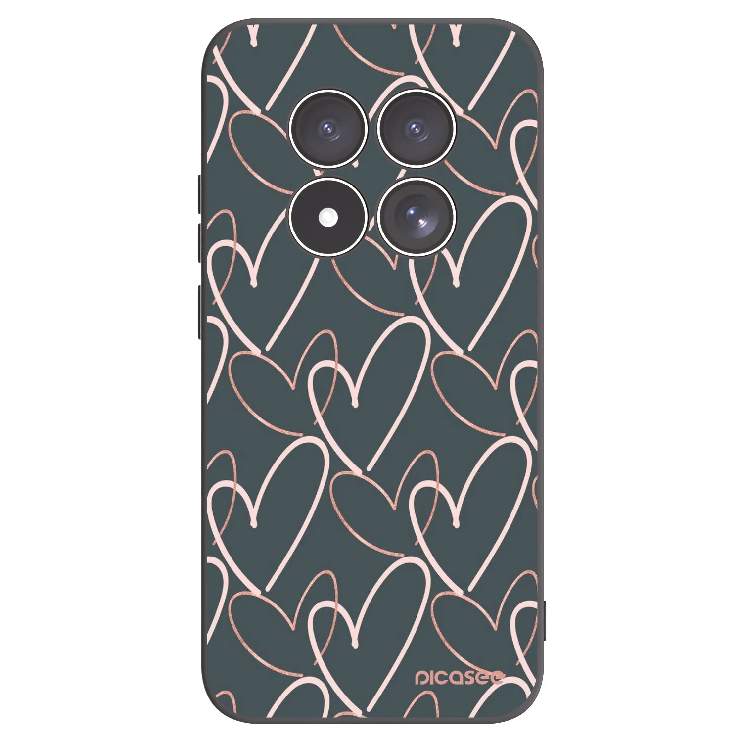 Picasee husă neagră din silicon pentru Xiaomi Redmi Note 15 Pro 5G - Lots of love