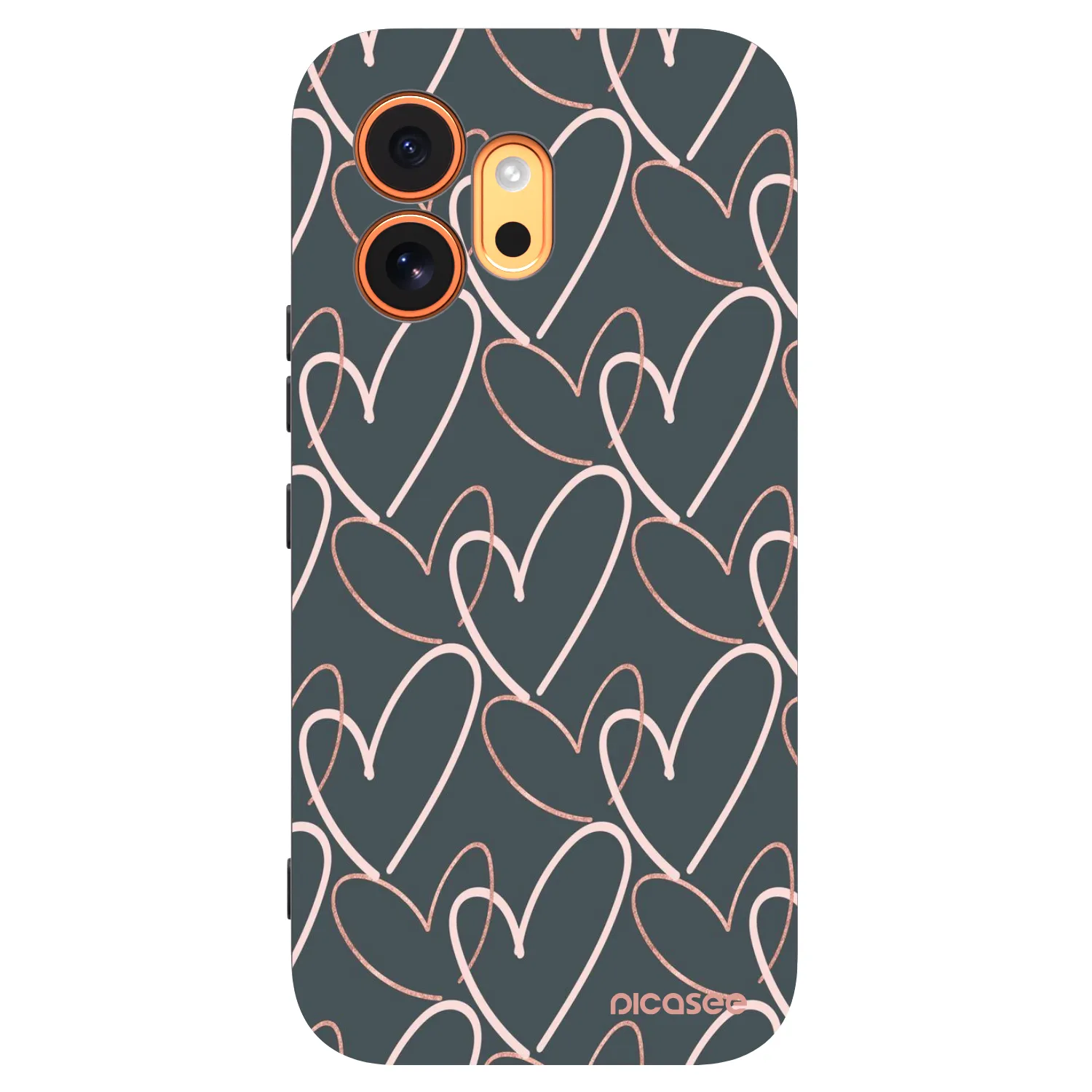 Picasee husă neagră din silicon pentru Honor 600 - Lots of love