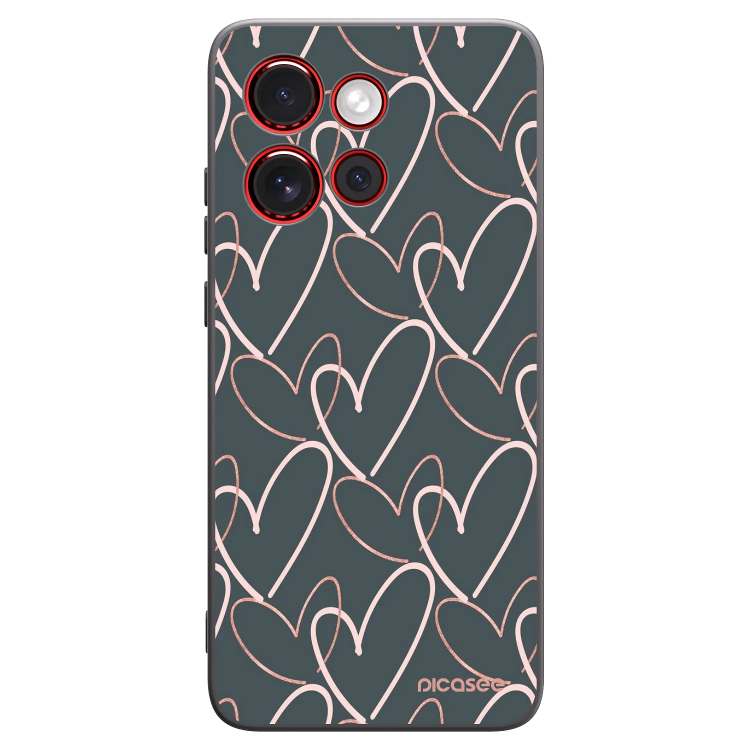 Picasee husă neagră din silicon pentru Motorola Edge 60 Neo 5G - Lots of love