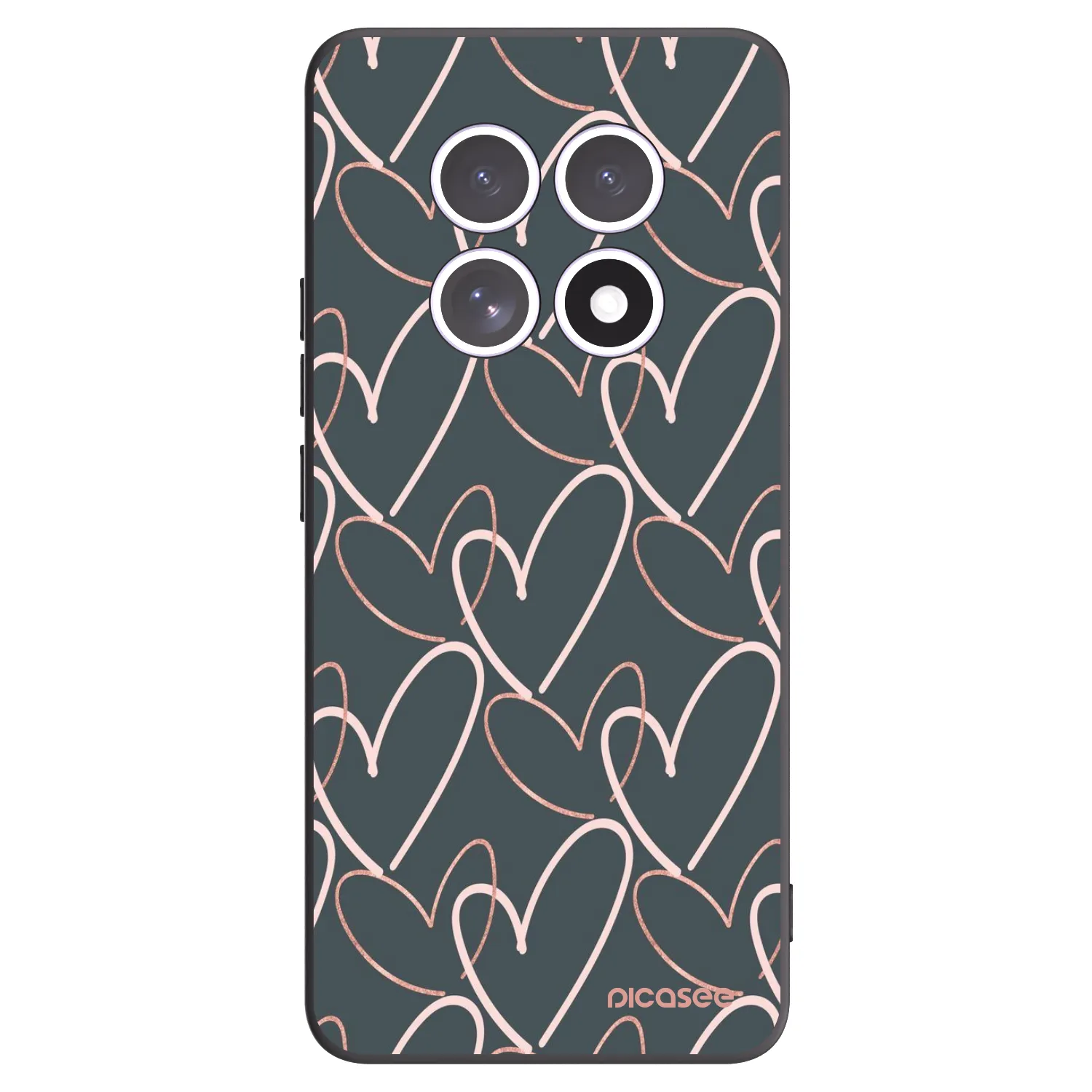 Picasee husă neagră din silicon pentru Xiaomi Redmi Note 15 5G - Lots of love
