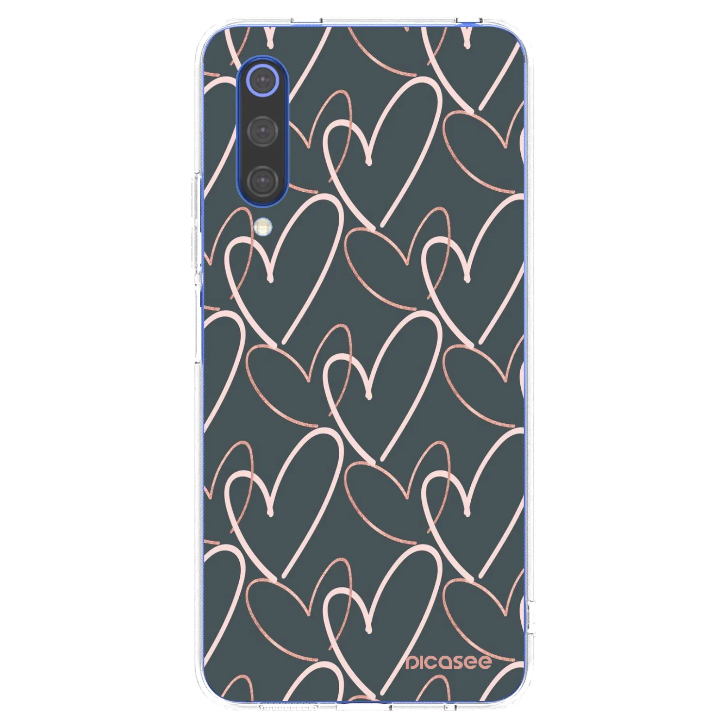 Picasee husă transparentă din silicon pentru Xiaomi Mi 9 SE - Lots of love