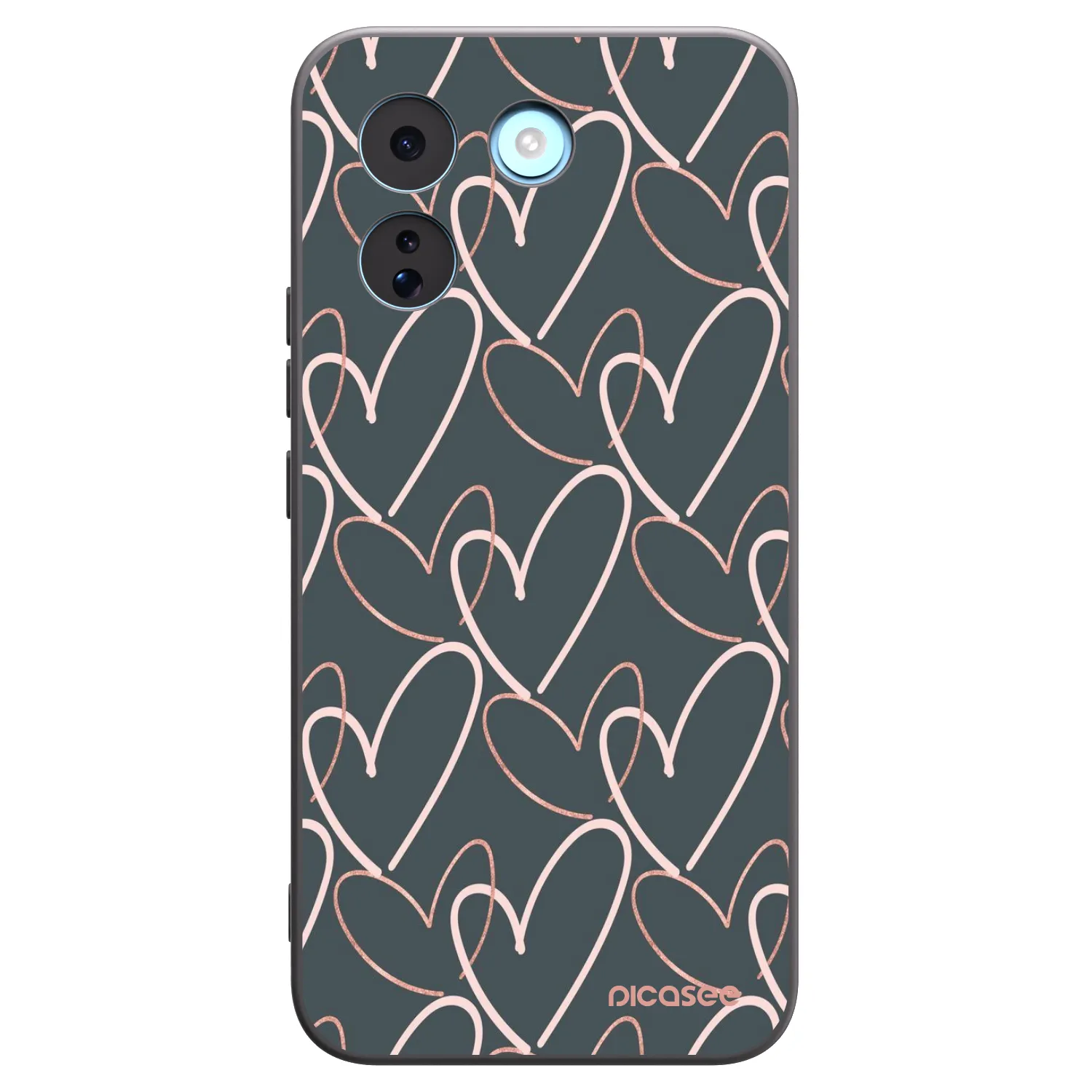 Picasee husă neagră din silicon pentru Xiaomi Redmi Note 17 Pro MAX 5G - Lots of love