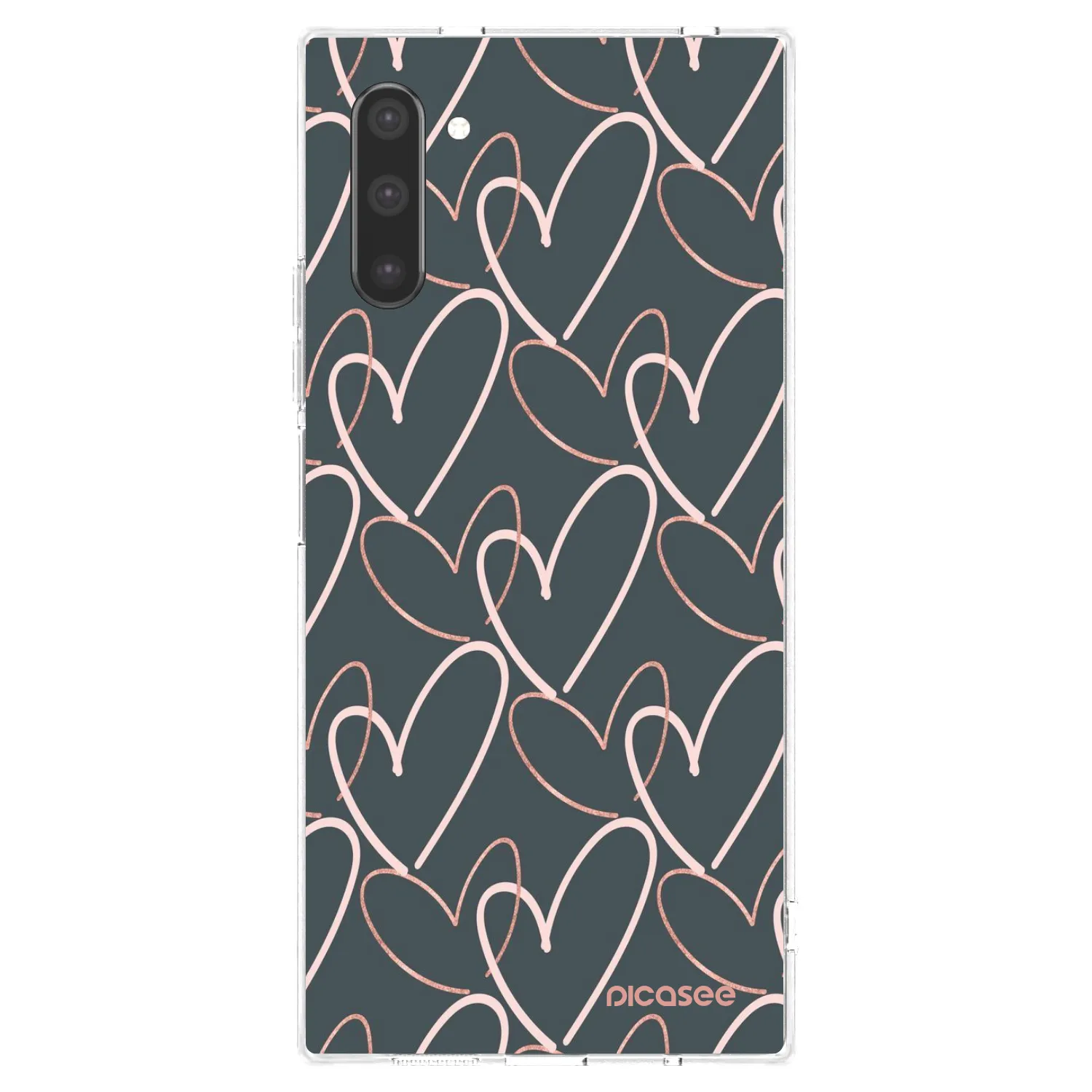 Picasee husă transparentă din silicon pentru Samsung Galaxy Note 10 N970F - Lots of love