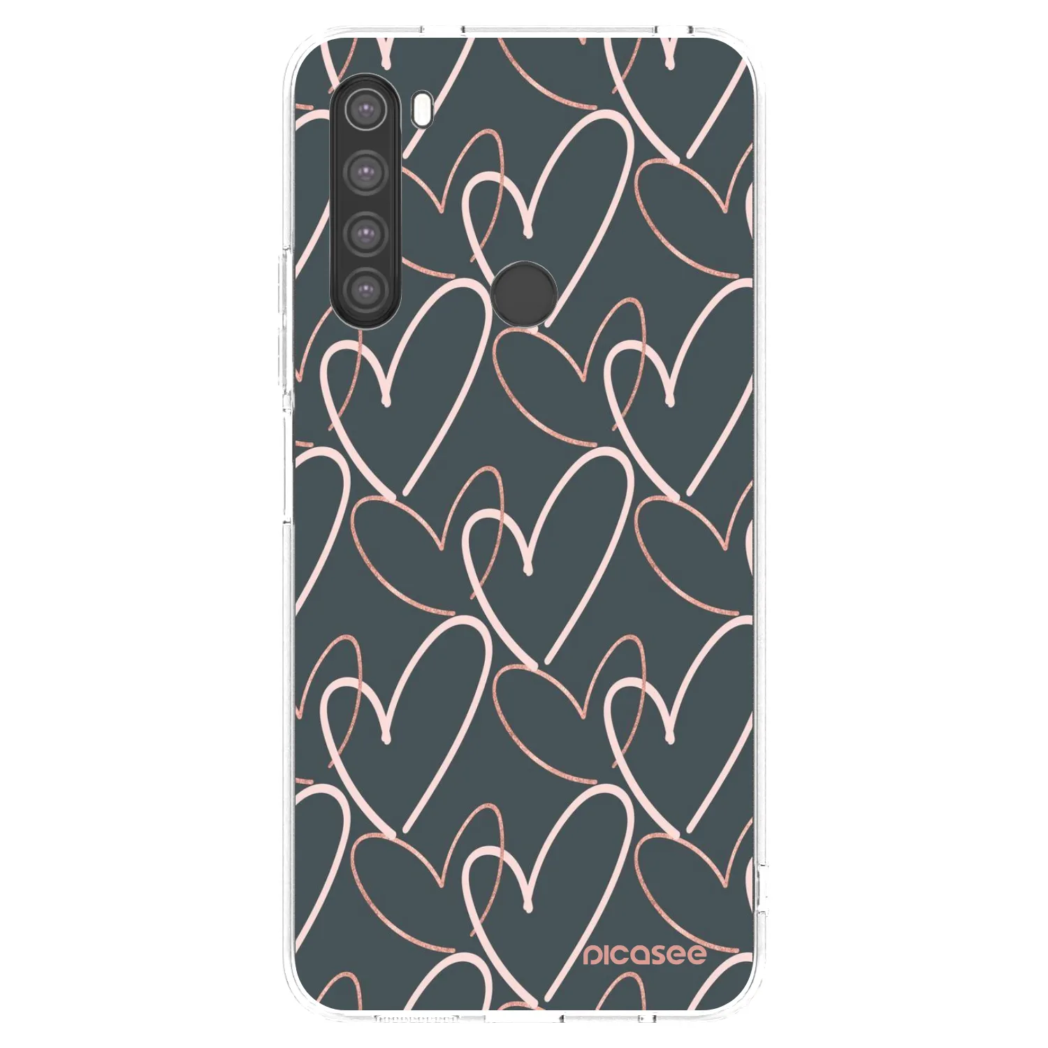 Picasee husă transparentă din silicon pentru Xiaomi Redmi Note 8 - Lots of love