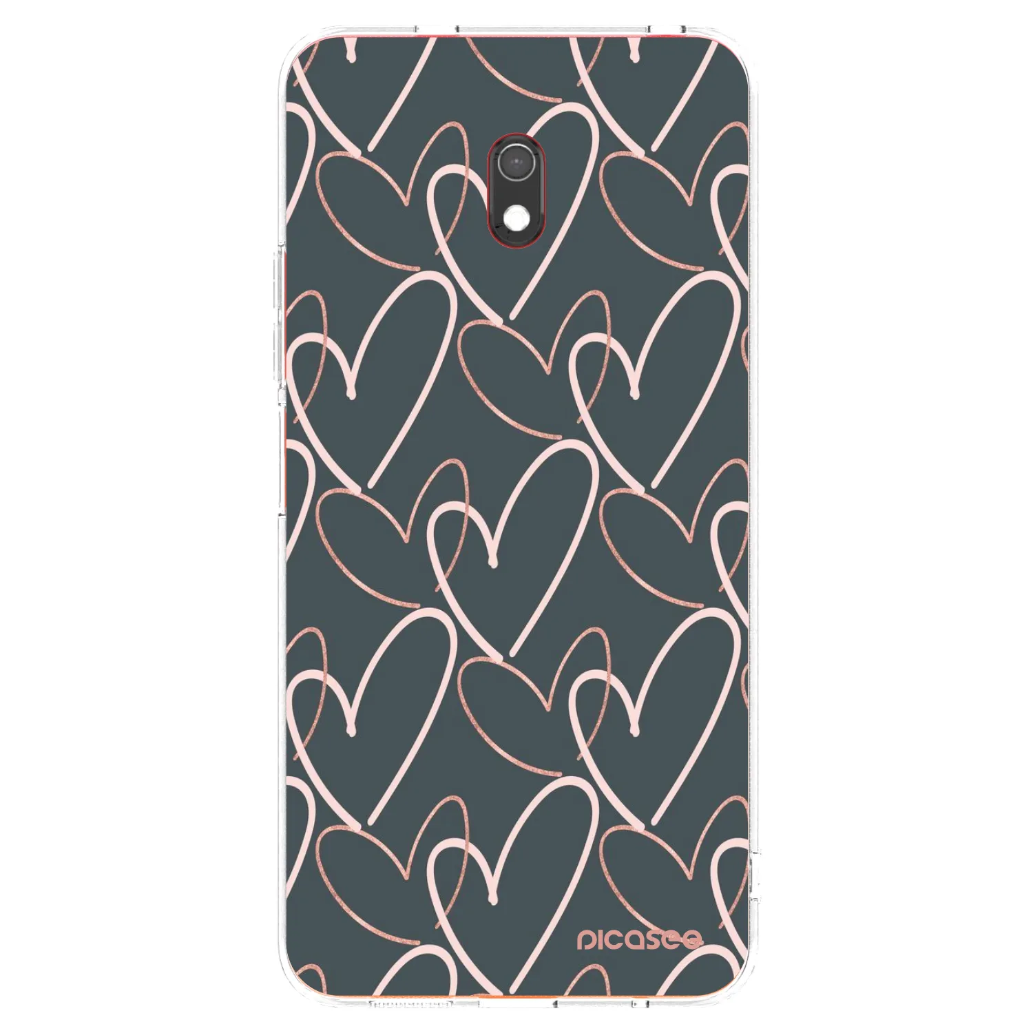 Picasee husă transparentă din silicon pentru Xiaomi Redmi 8A - Lots of love