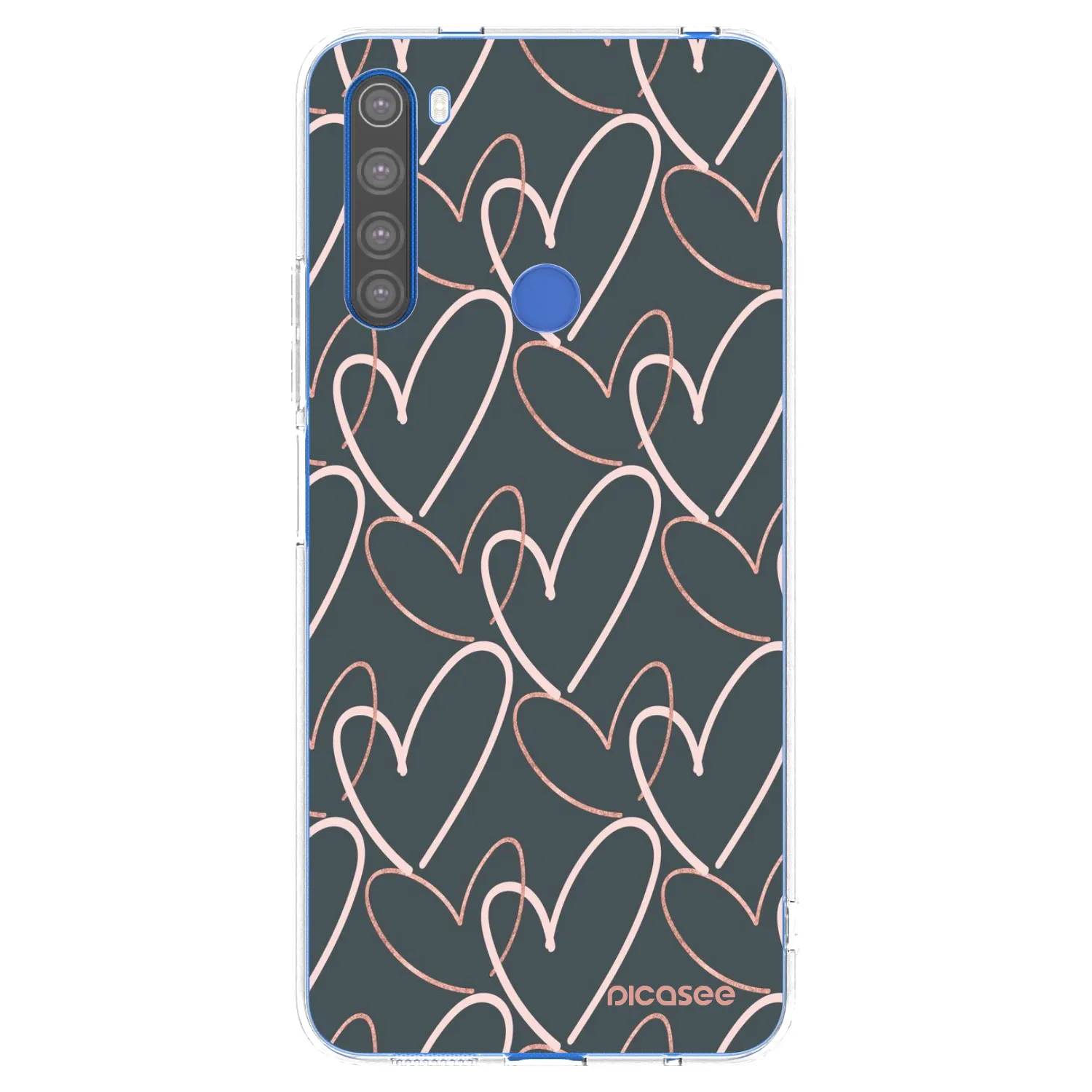 Picasee husă transparentă din silicon pentru Xiaomi Redmi Note 8T - Lots of love