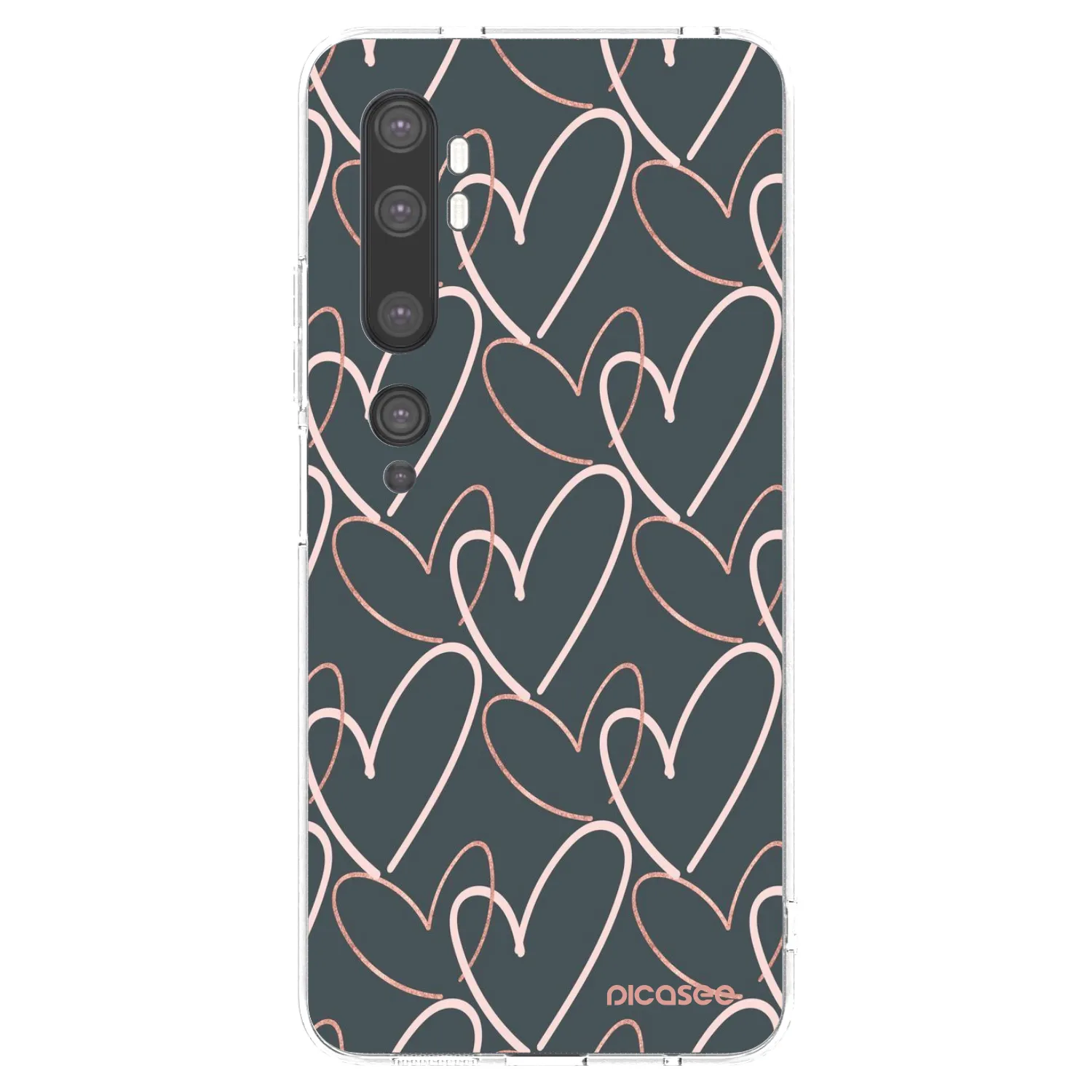 Picasee husă transparentă din silicon pentru Xiaomi Mi Note 10 (Pro) - Lots of love