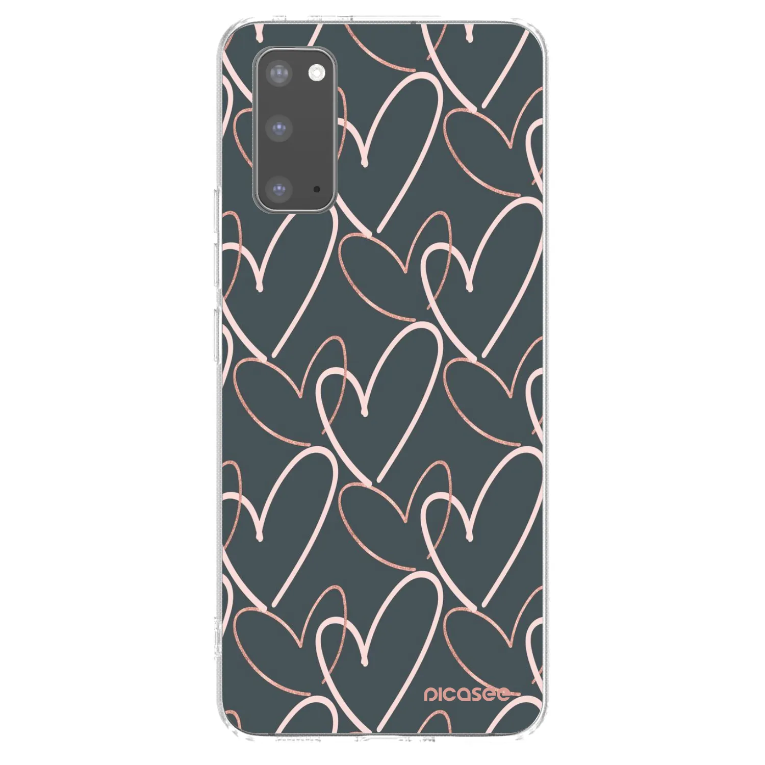 Picasee husă transparentă din silicon pentru Samsung Galaxy S20 G980F - Lots of love