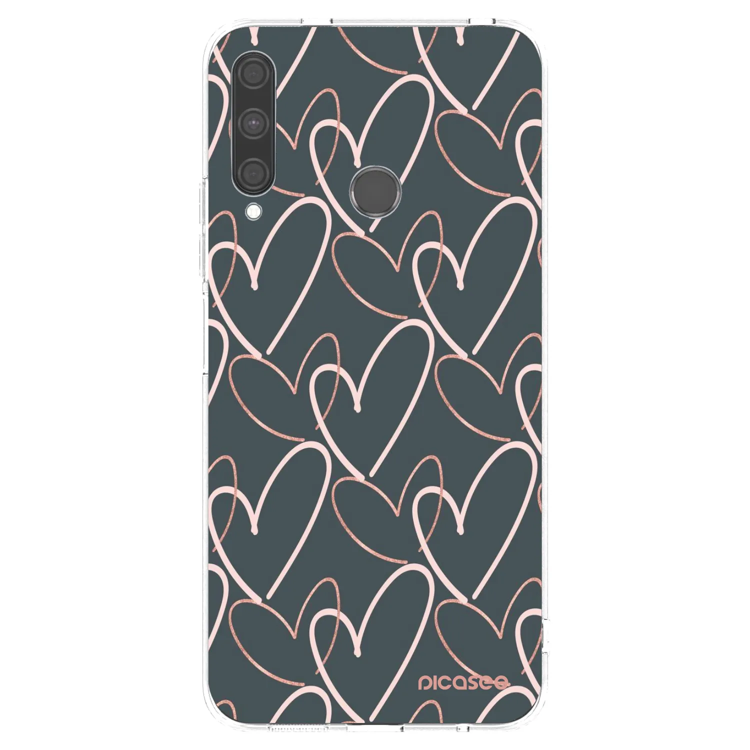 Picasee husă transparentă din silicon pentru Huawei P40 Lite E - Lots of love