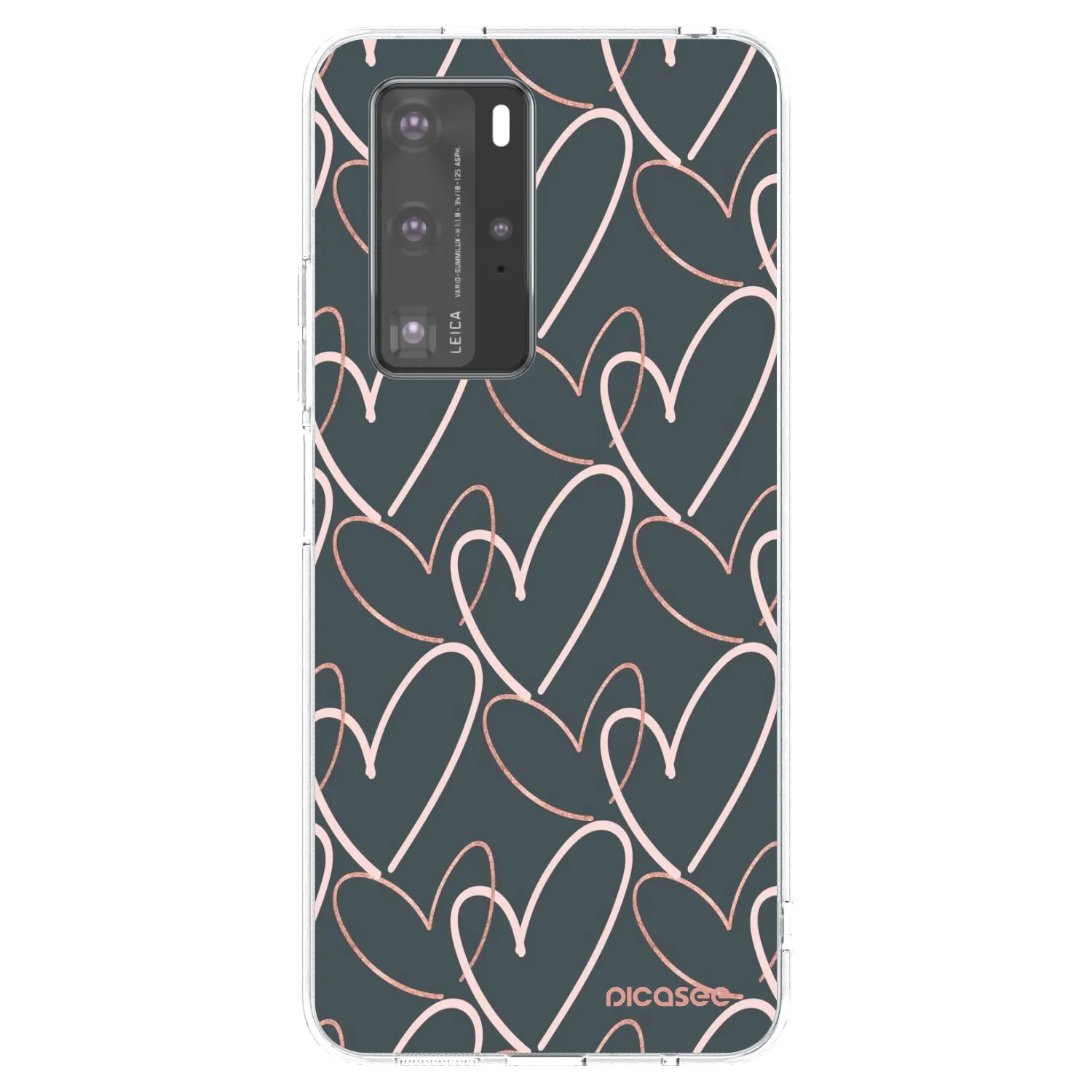Picasee husă transparentă din silicon pentru Huawei P40 Pro - Lots of love