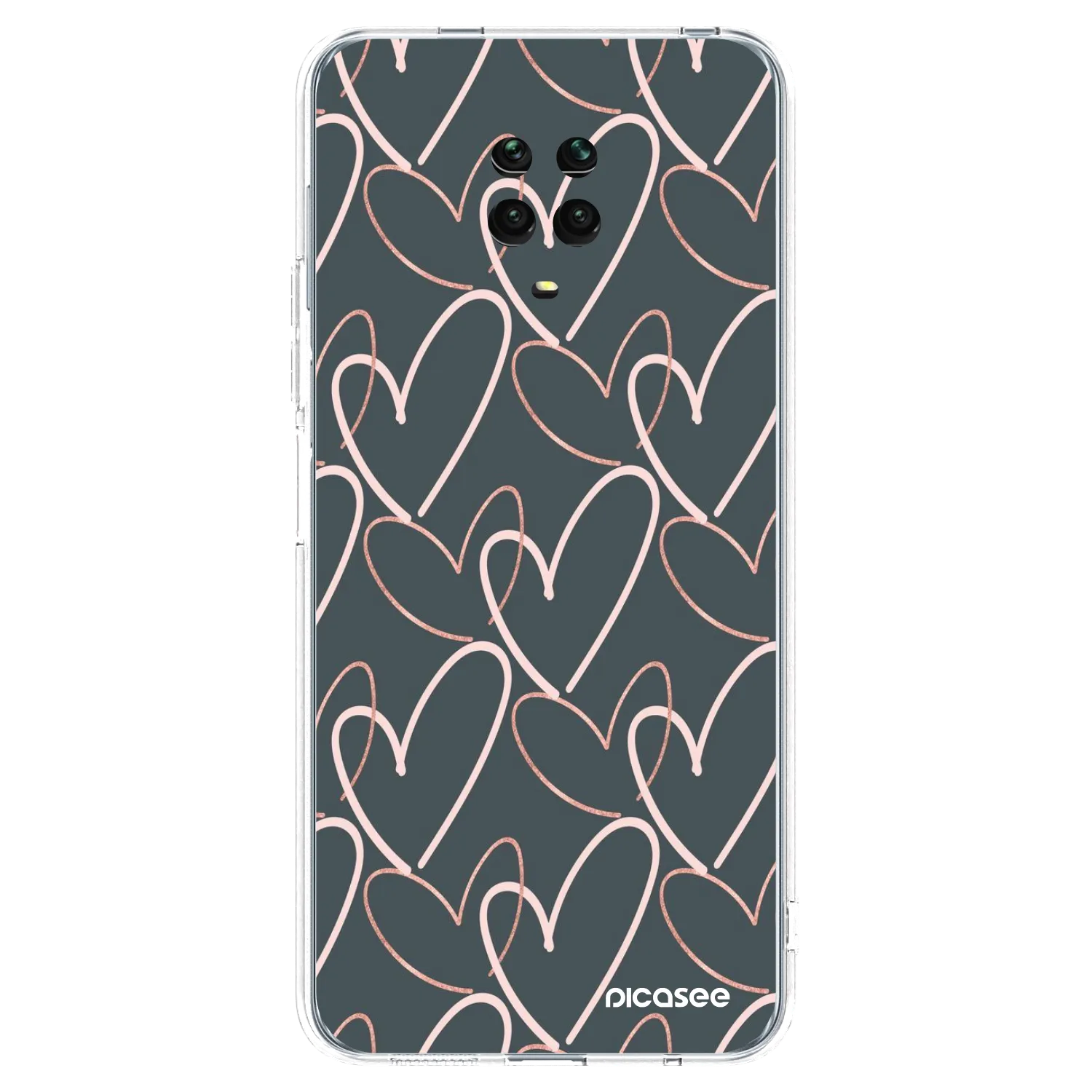 Picasee husă transparentă din silicon pentru Xiaomi Redmi Note 9S - Lots of love