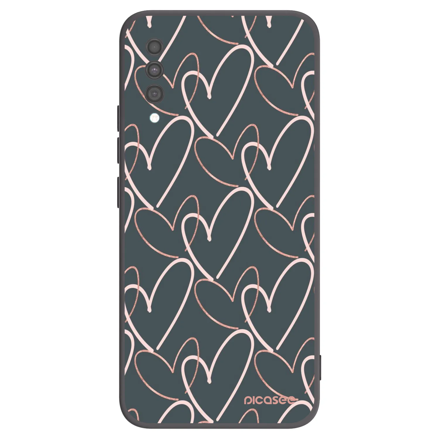 Picasee husă neagră din silicon pentru Samsung Galaxy A30s A307F - Lots of love