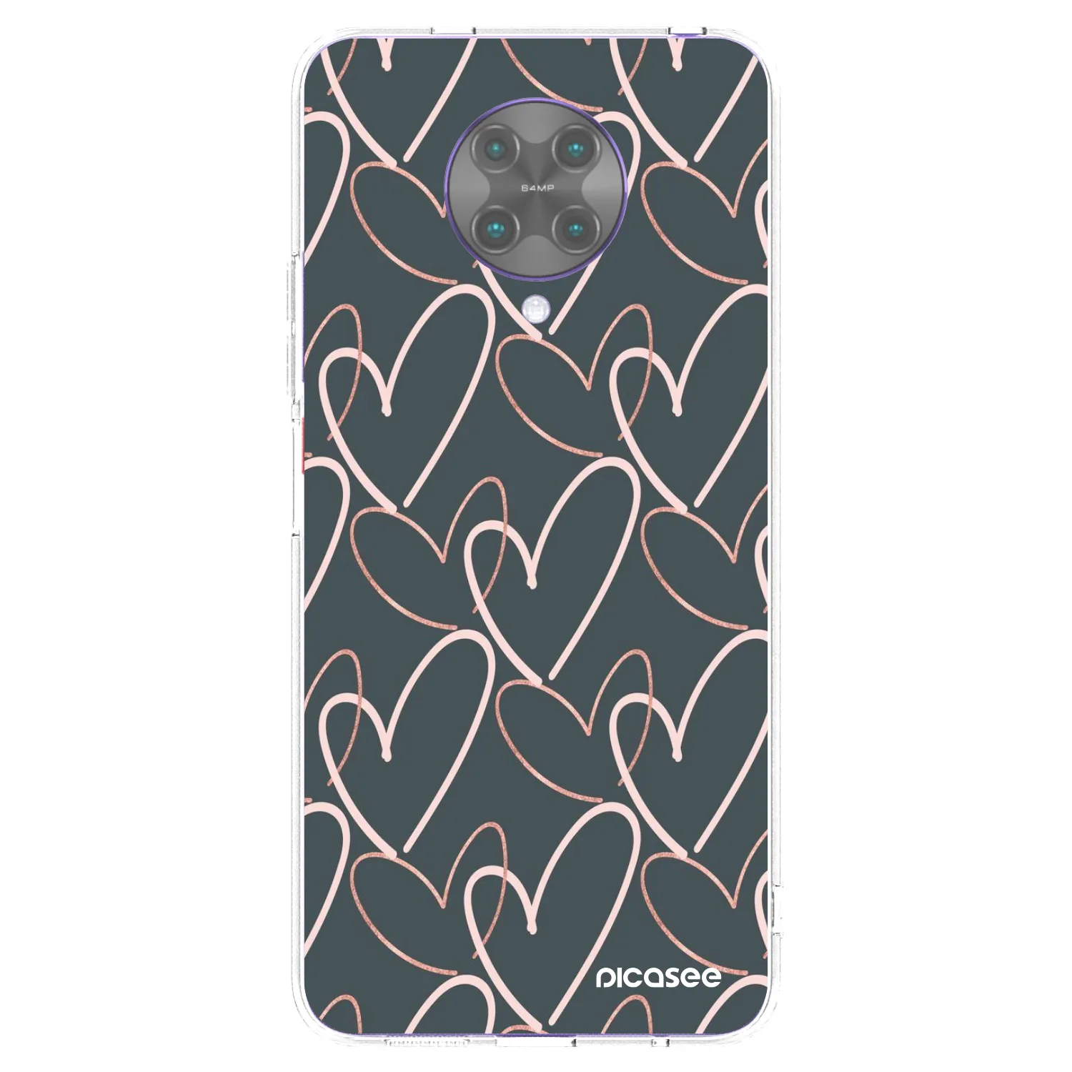 Picasee husă transparentă din silicon pentru Xiaomi Poco F2 Pro - Lots of love