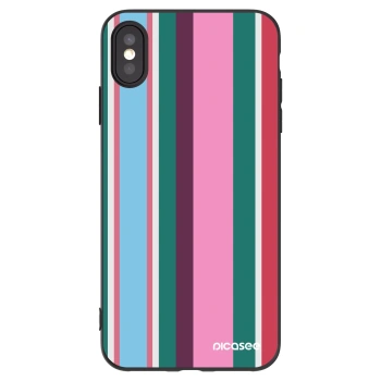 Picasee husă neagră din silicon pentru Apple iPhone XS Max - Cabana club