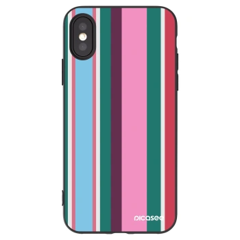 Picasee husă neagră din silicon pentru Apple iPhone X/XS - Cabana club