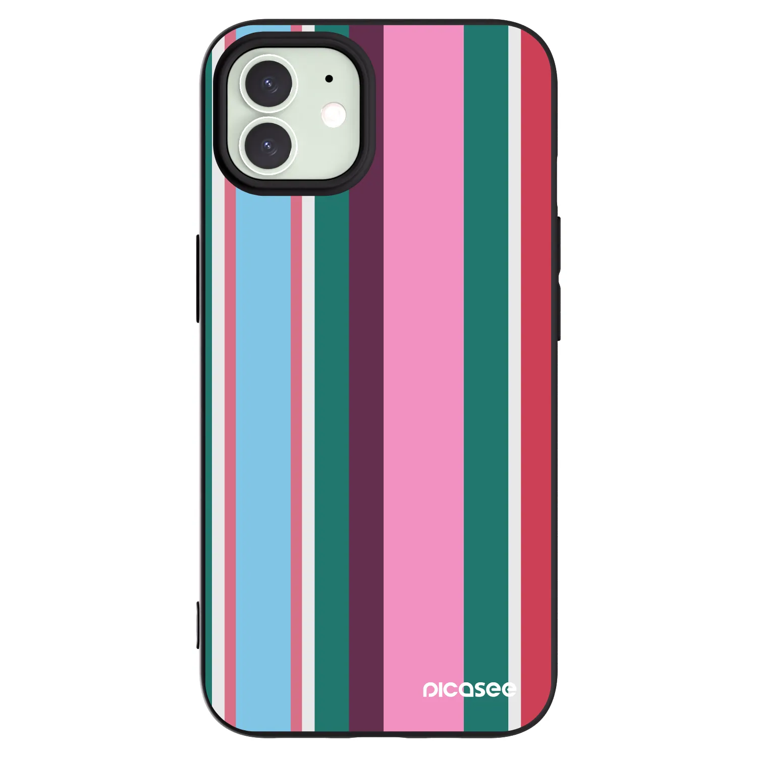Picasee husă neagră din silicon pentru Apple iPhone 12 - Cabana club