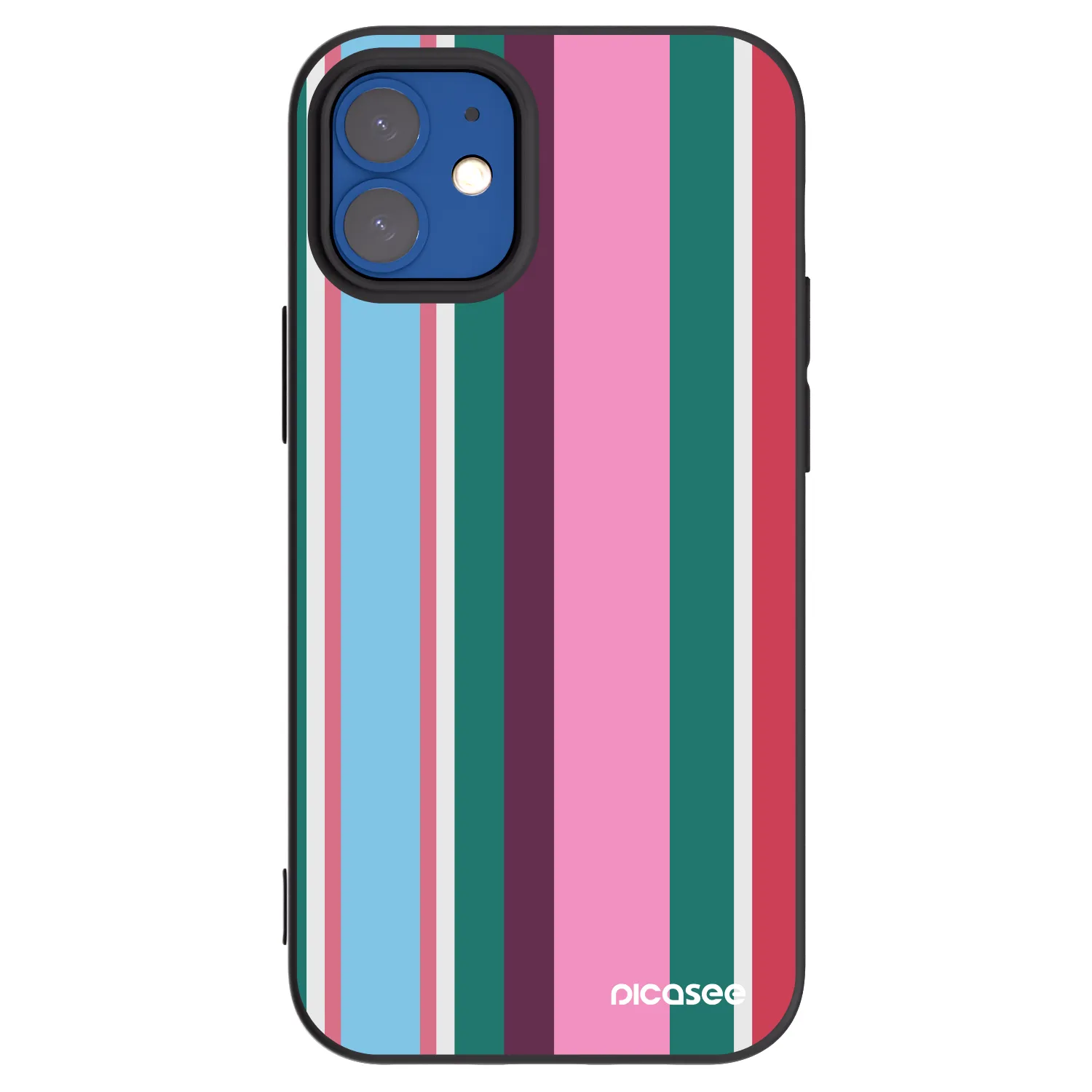 Picasee husă neagră din silicon pentru Apple iPhone 12 mini - Cabana club
