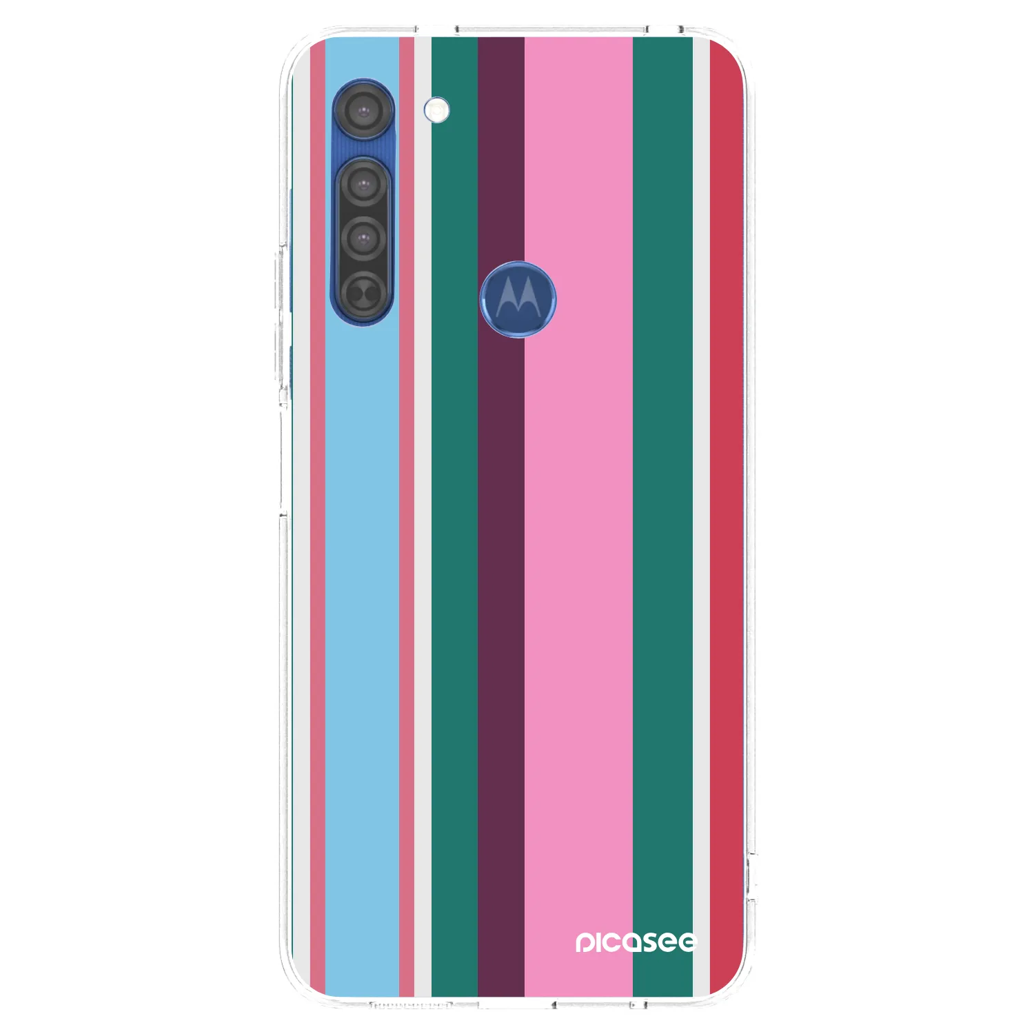 Picasee husă transparentă din silicon pentru Motorola Moto G8 - Cabana club
