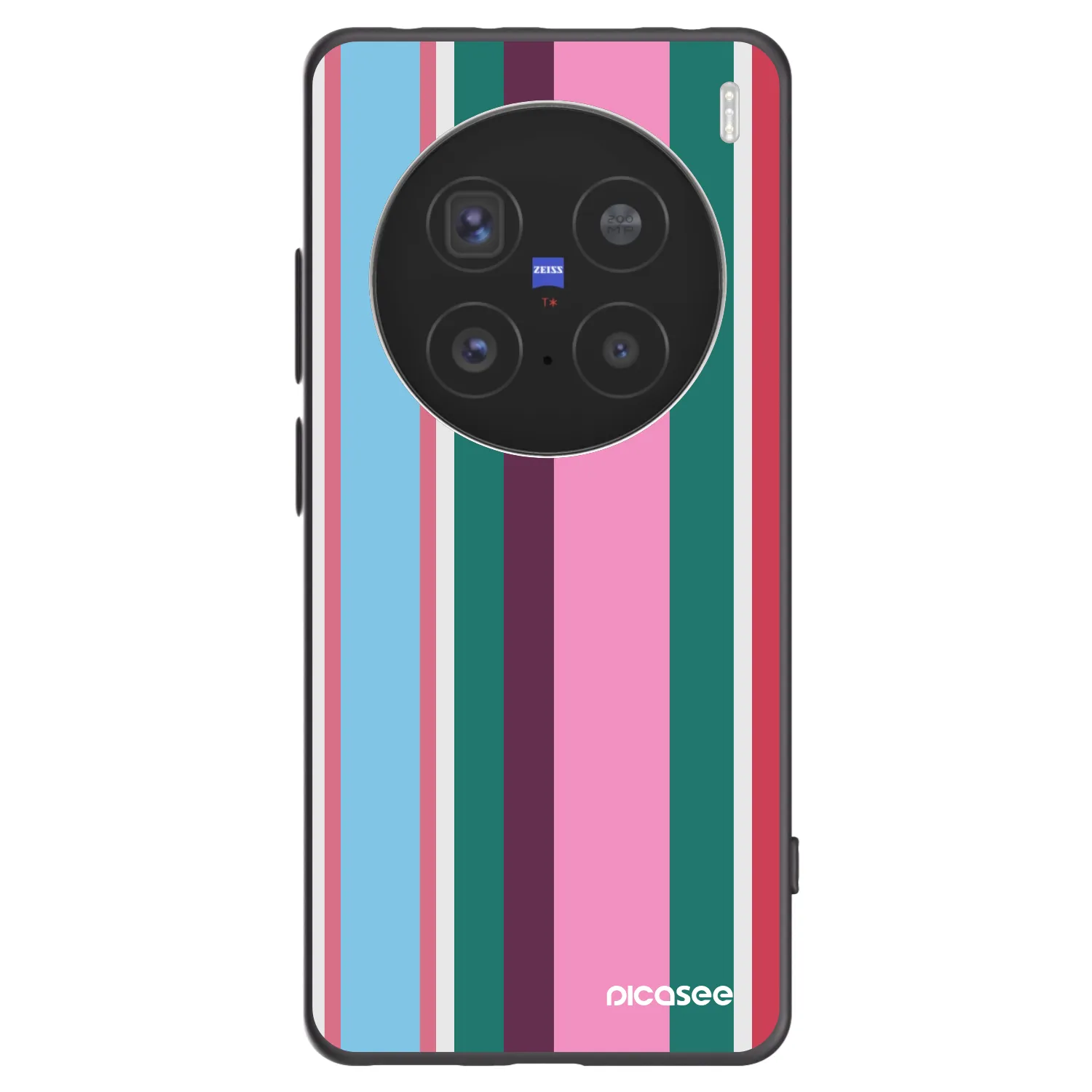 Picasee husă neagră din silicon pentru Vivo X200 Pro - Cabana club