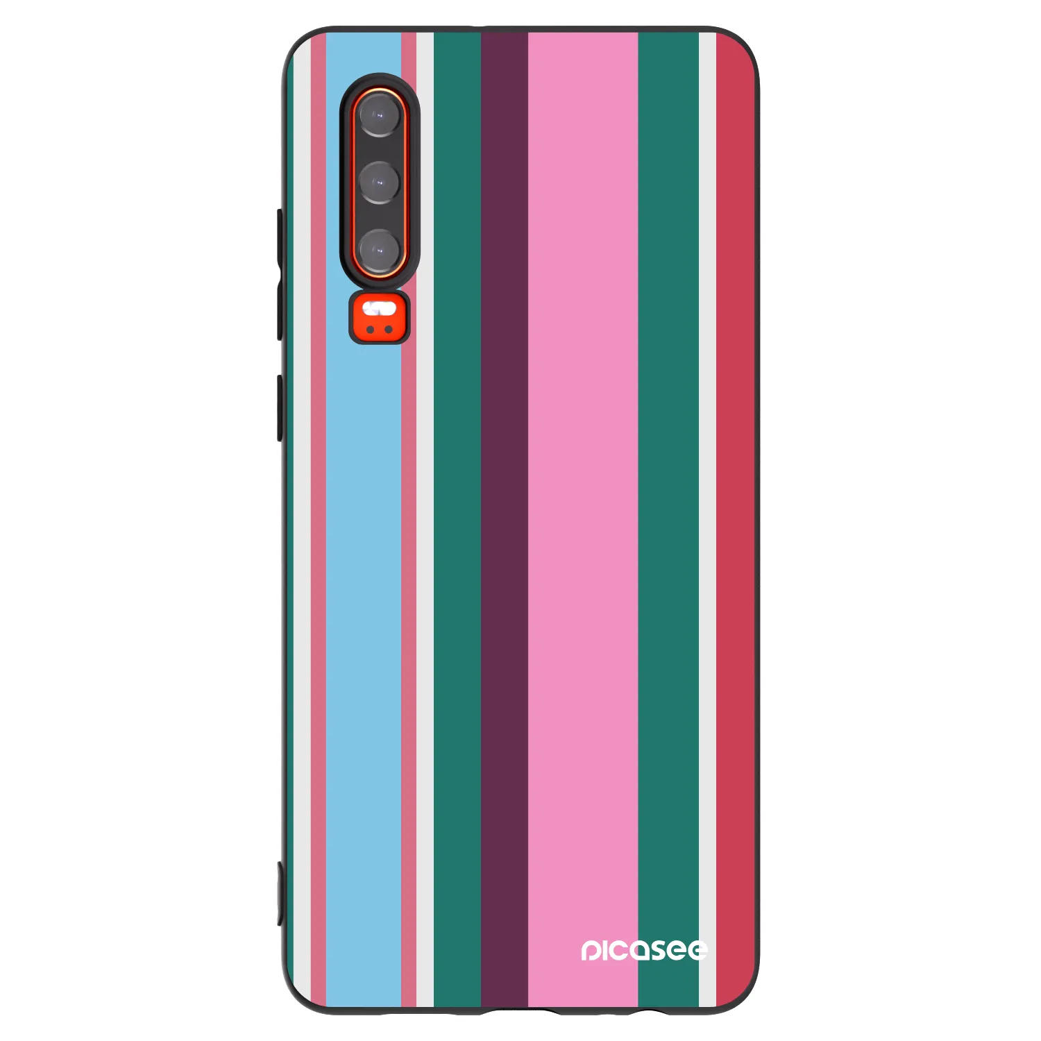 Picasee husă neagră din silicon pentru Huawei P30 - Cabana club