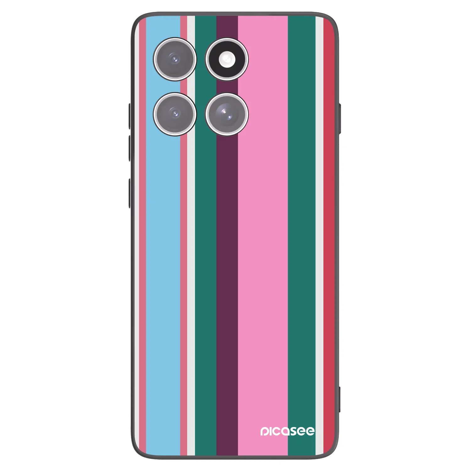 Picasee husă neagră din silicon pentru Motorola Edge 60 Pro - Cabana club