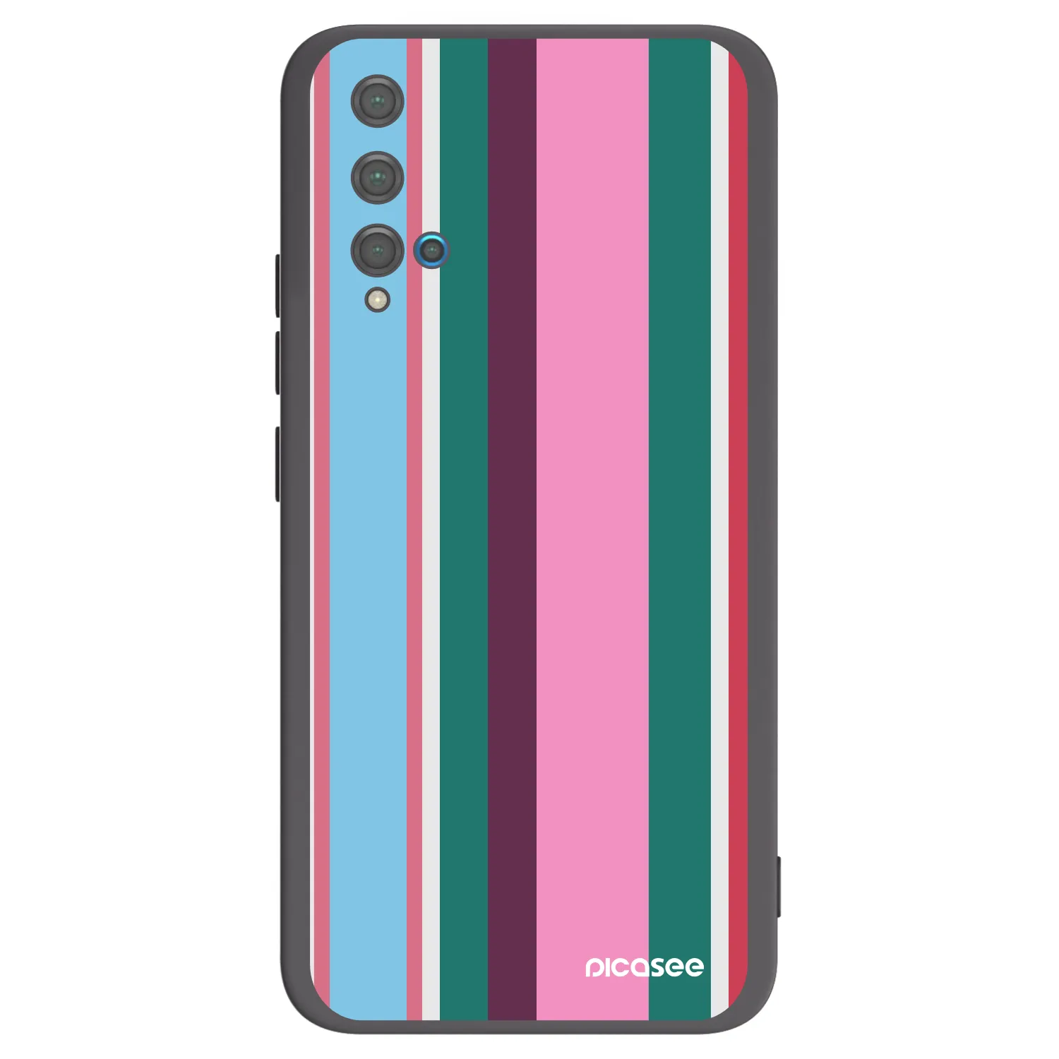Picasee husă neagră din silicon pentru Huawei Nova 5T - Cabana club