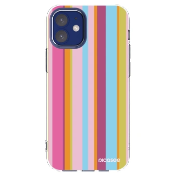 Picasee husă transparentă din silicon pentru Apple iPhone 12 mini - Golden hour