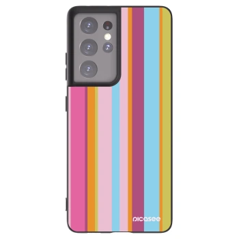 Picasee husă neagră din silicon pentru Samsung Galaxy S21 Ultra 5G G998B - Golden hour
