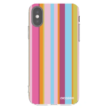 Picasee husă transparentă din silicon pentru Apple iPhone X/XS - Golden hour