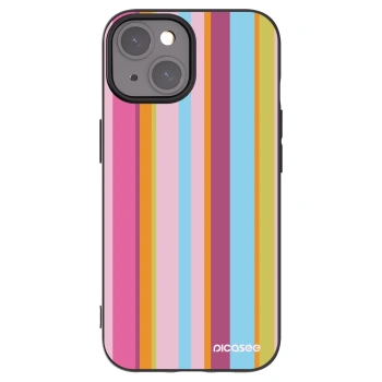 Picasee husă neagră din silicon pentru Apple iPhone 15 - Golden hour