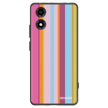 Picasee husă neagră din silicon pentru Motorola Moto E14 - Golden hour