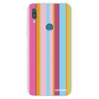 Picasee husă transparentă din silicon pentru Huawei Y6 2019 - Golden hour