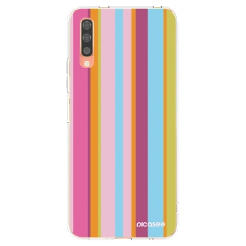 Picasee husă transparentă din silicon pentru Samsung Galaxy A70 A705F - Golden hour