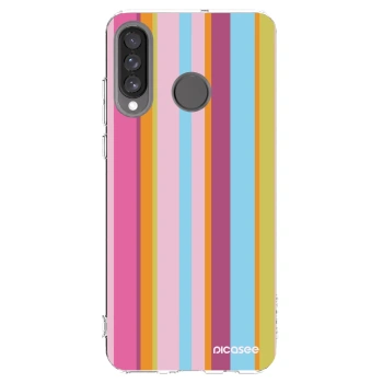 Picasee husă transparentă din silicon pentru Huawei P30 Lite - Golden hour