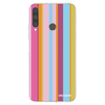 Picasee husă transparentă din silicon pentru Huawei P40 Lite E - Golden hour
