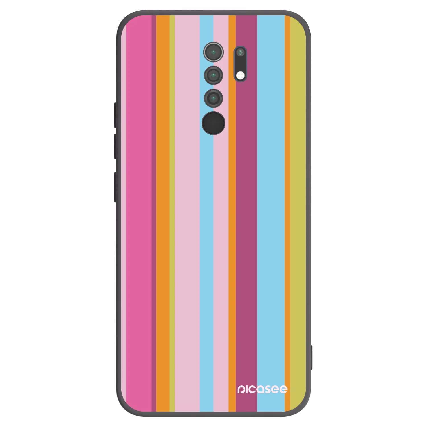 Picasee husă neagră din silicon pentru Xiaomi Redmi 9 - Golden hour