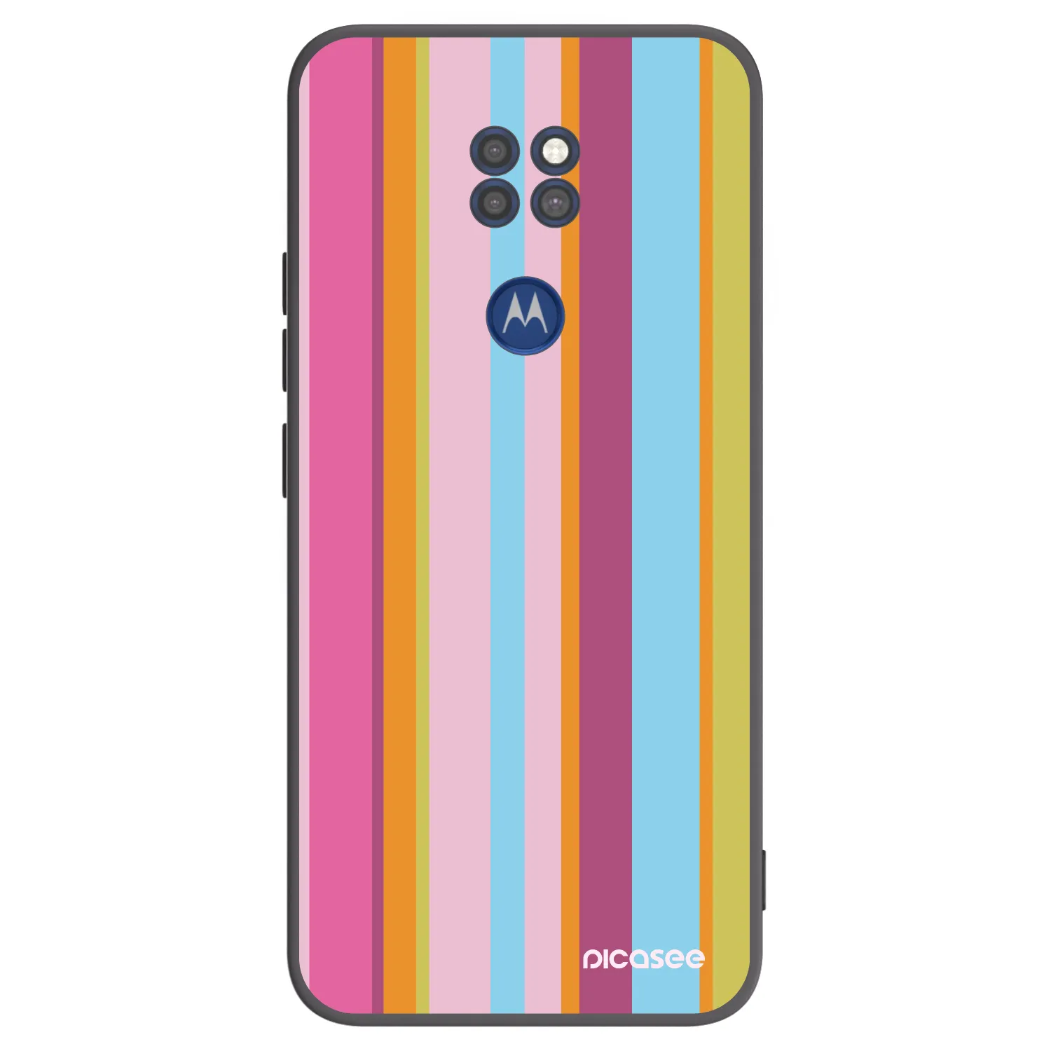 Picasee husă neagră din silicon pentru Motorola Moto G9 Play - Golden hour