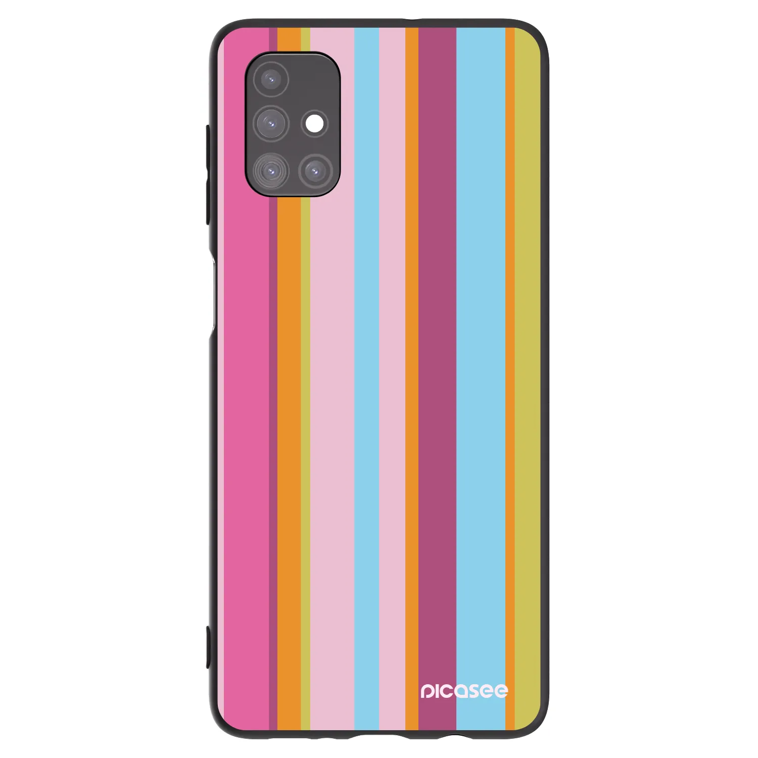Picasee husă neagră din silicon pentru Samsung Galaxy M51 M515F - Golden hour