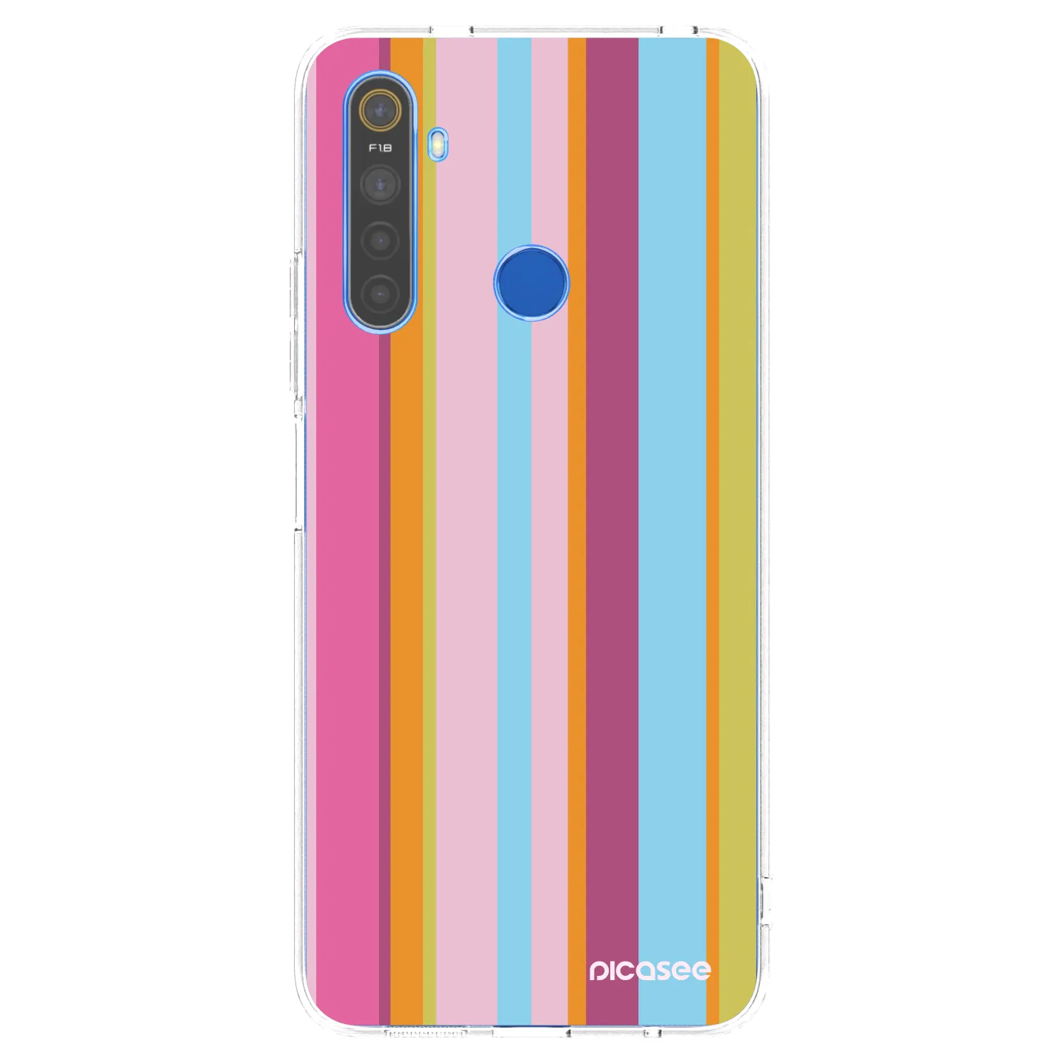 Picasee husă transparentă din silicon pentru Realme 5 - Golden hour