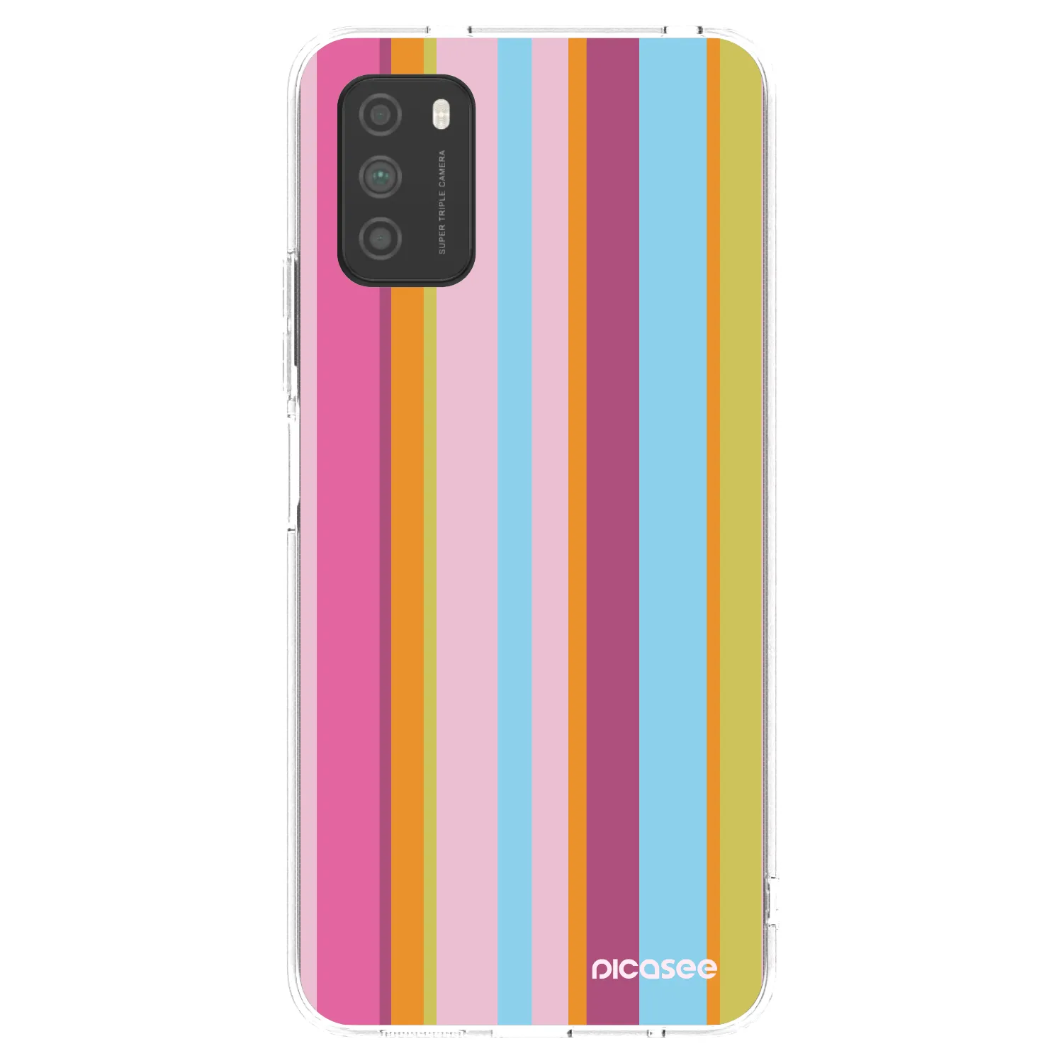 Picasee husă transparentă din silicon pentru Xiaomi Poco M3 - Golden hour