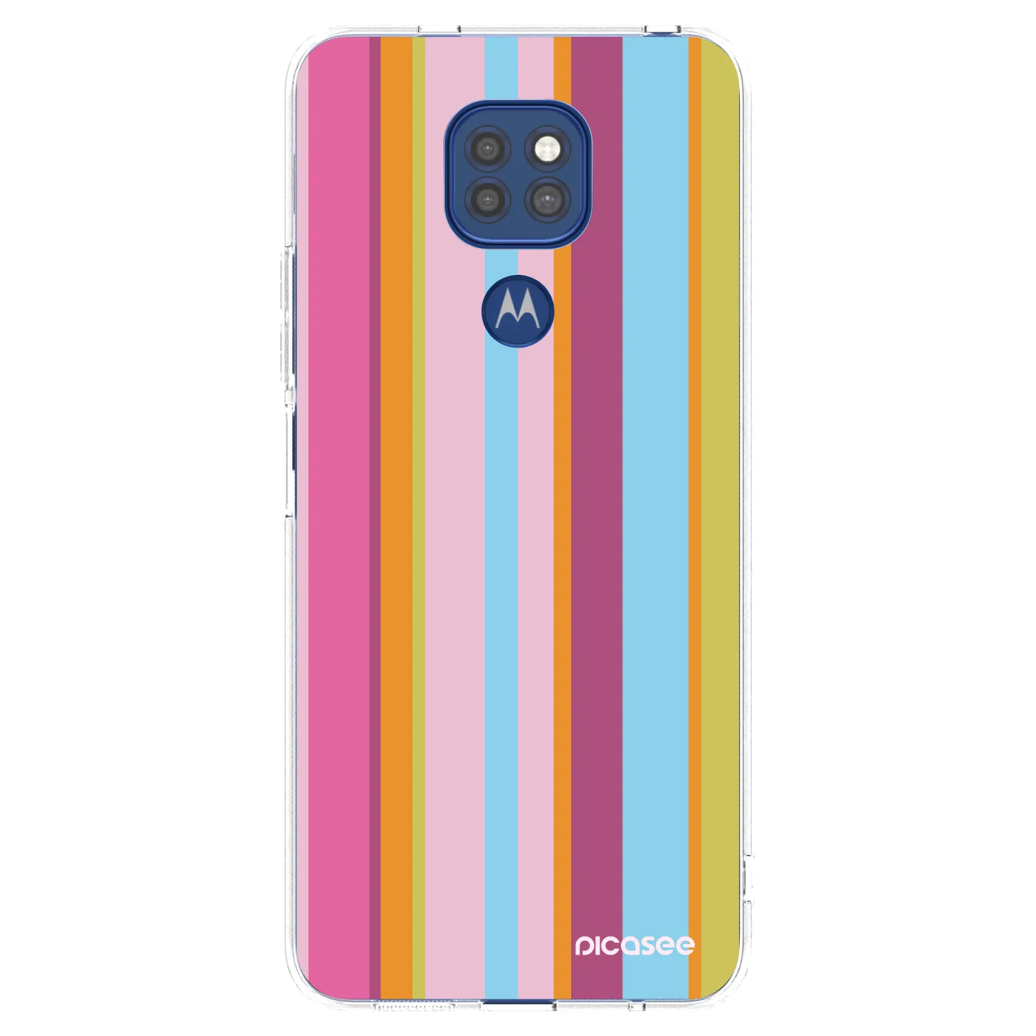Picasee husă transparentă din silicon pentru Motorola Moto G9 Play - Golden hour