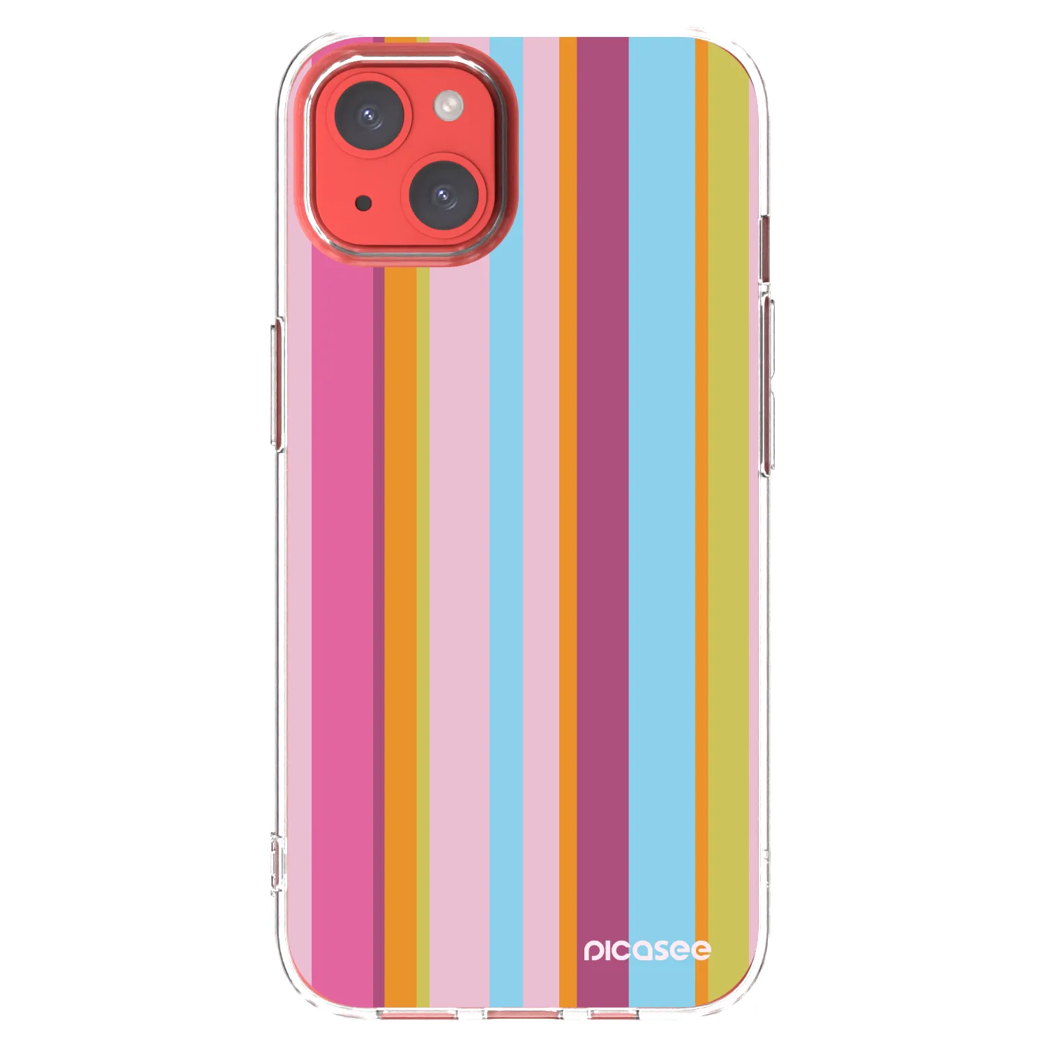 Picasee husă transparentă din silicon pentru Apple iPhone 13 - Golden hour