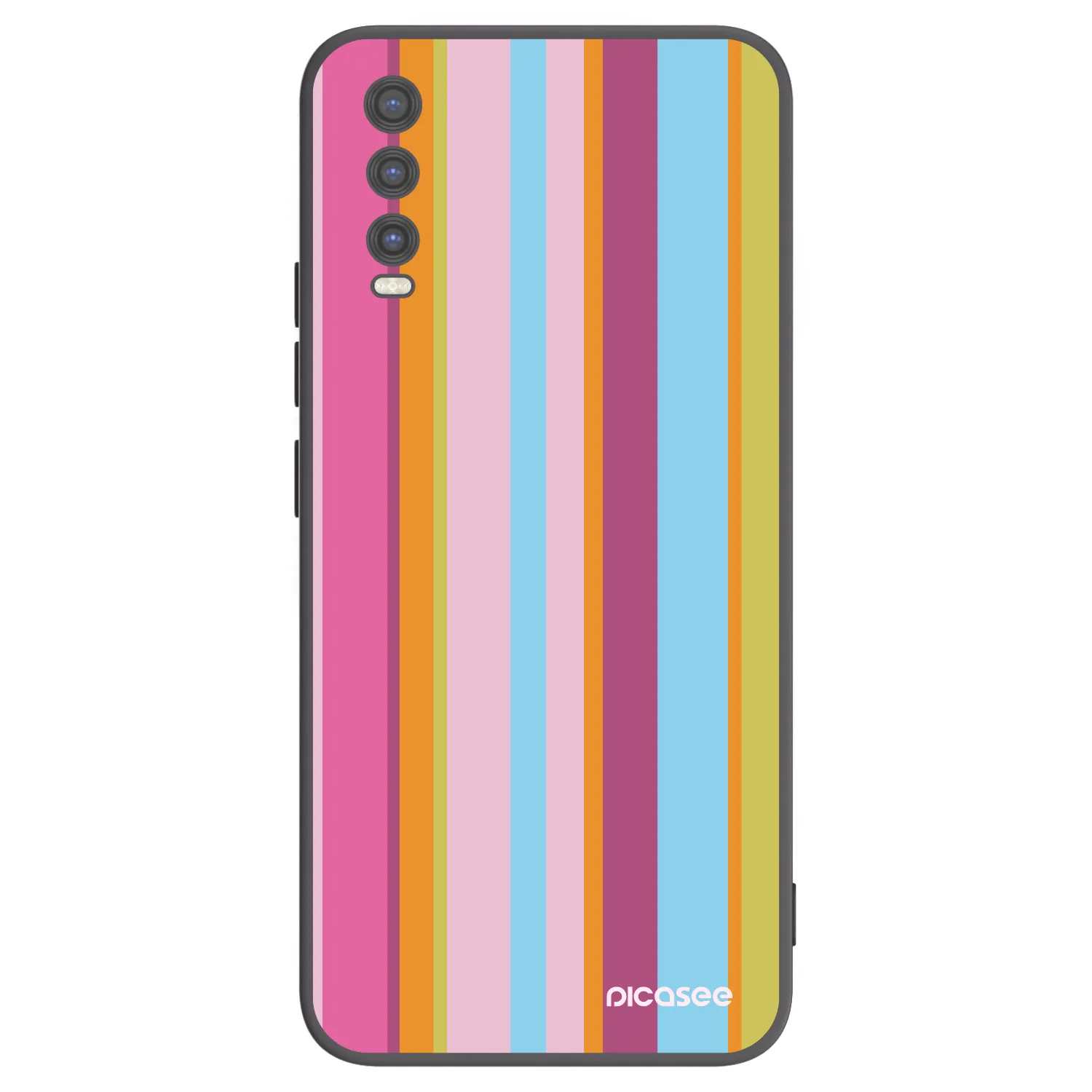 Picasee husă neagră din silicon pentru Vivo Y20s - Golden hour
