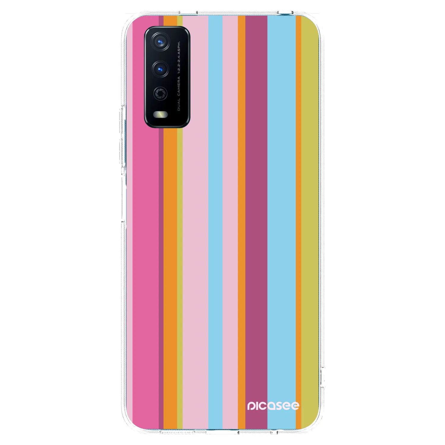 Picasee husă transparentă din silicon pentru Vivo Y11s - Golden hour