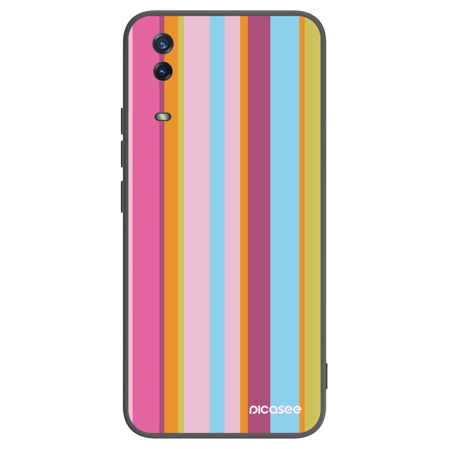 Picasee husă neagră din silicon pentru Vivo Y11s - Golden hour