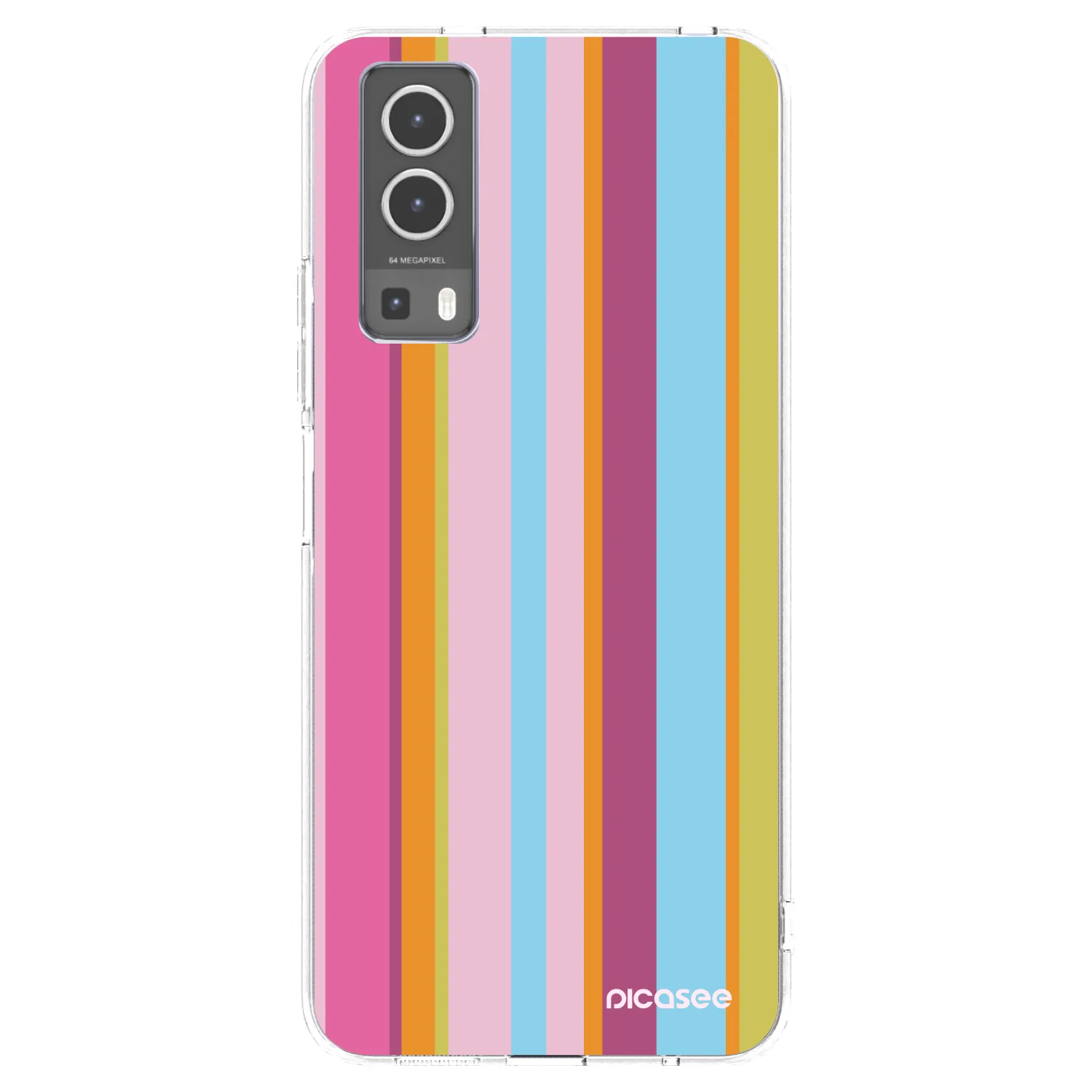 Picasee husă transparentă din silicon pentru Vivo Y72 5G - Golden hour