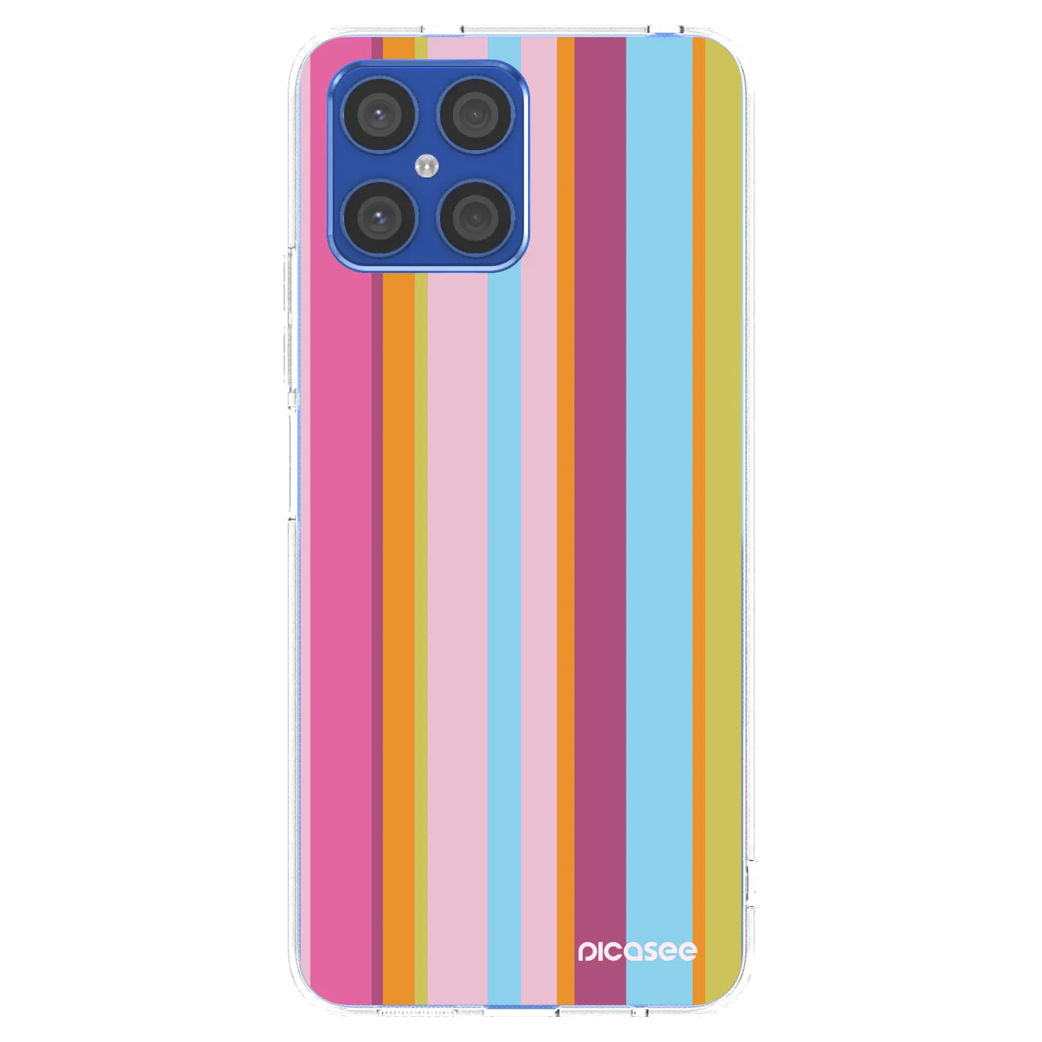 Picasee husă transparentă din silicon pentru Honor X8 4G - Golden hour