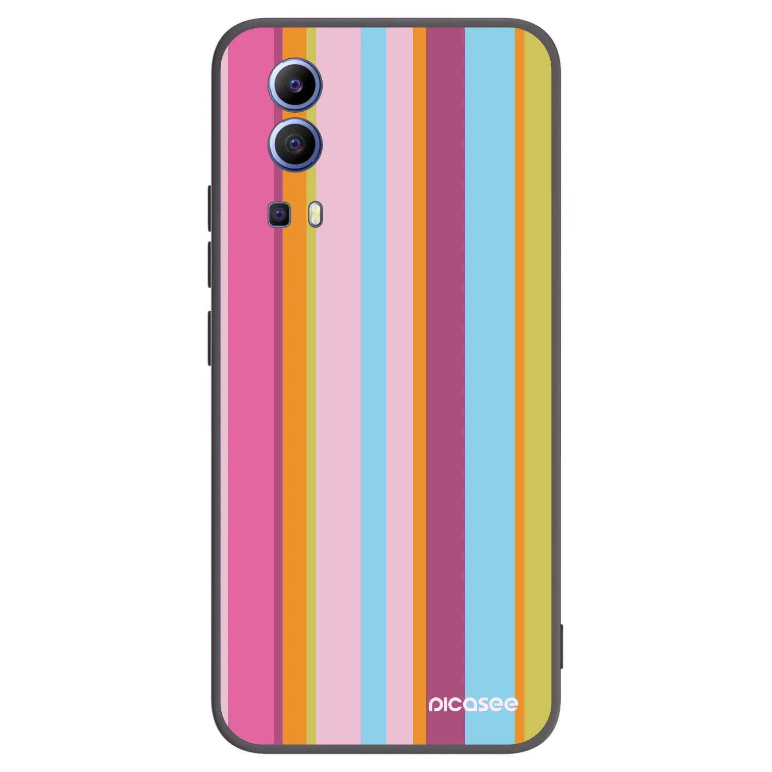 Picasee husă neagră din silicon pentru Vivo Y52 5G - Golden hour