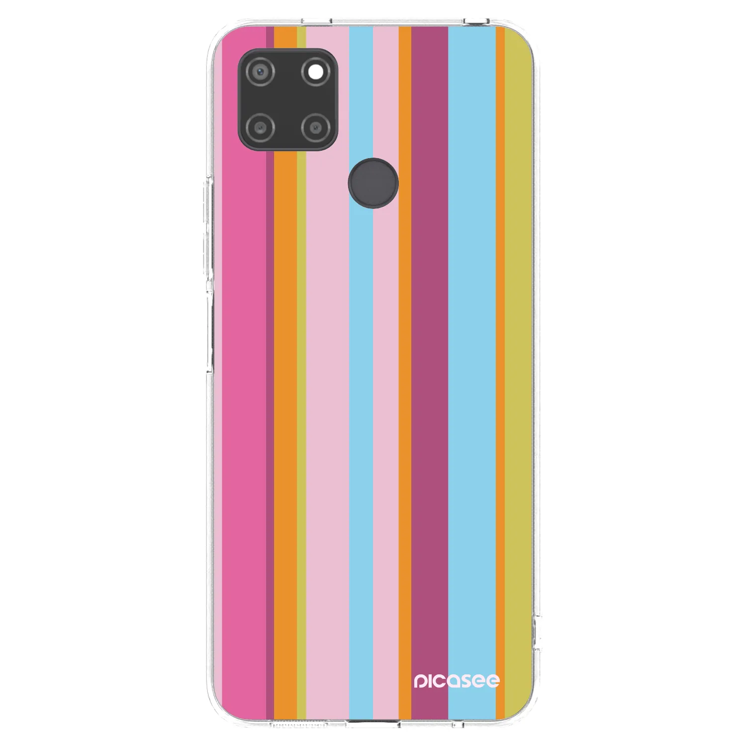 Picasee husă transparentă din silicon pentru Realme C21Y - Golden hour