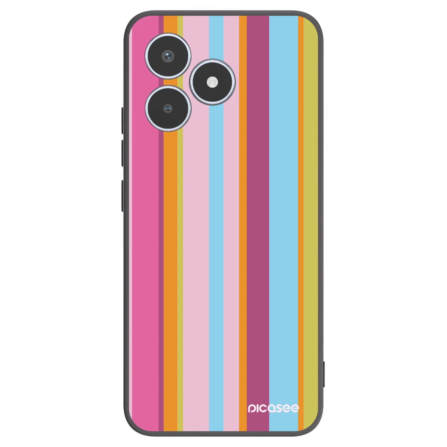 Picasee husă neagră din silicon pentru Realme C53 - Golden hour